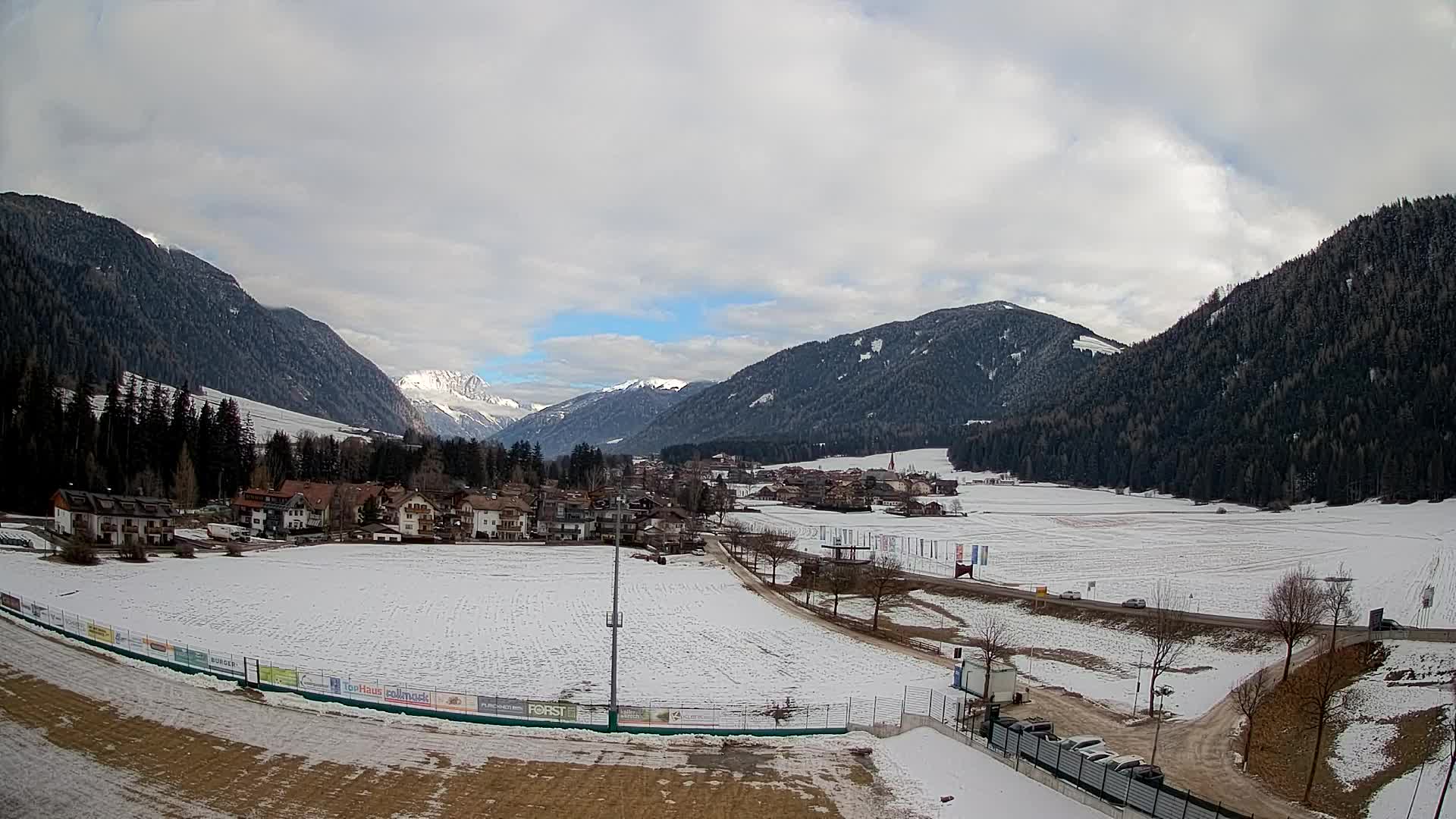 Webcam Niederrasen / Kronplatz – Vista en directo desde el Valle de Anterselva