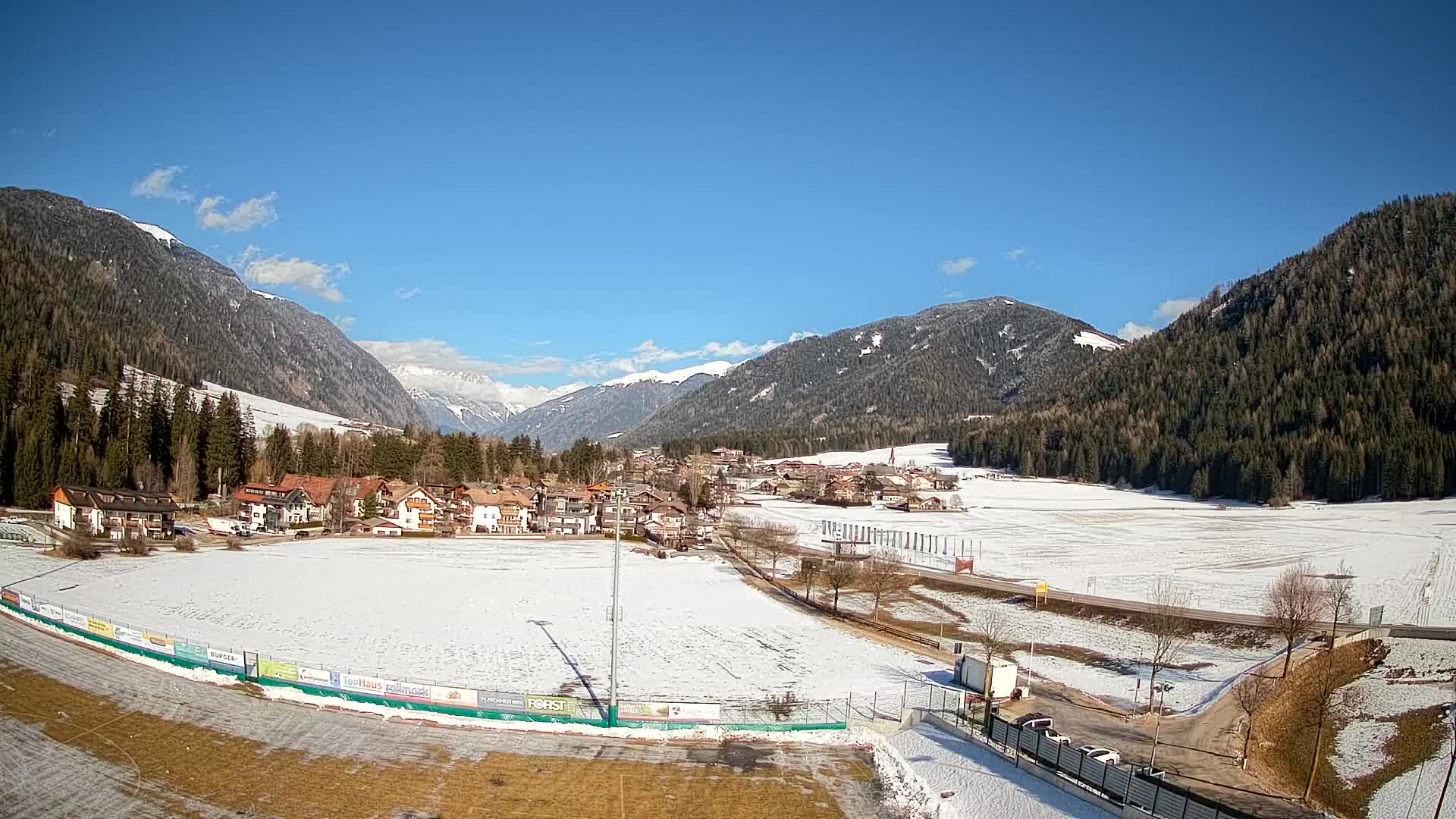 Webcam Niederrasen / Kronplatz – Vista en directo desde el Valle de Anterselva