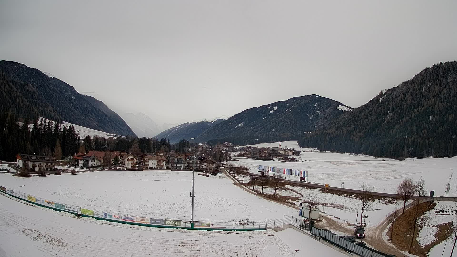 Webcam Niederrasen / Kronplatz – Vista en directo desde el Valle de Anterselva