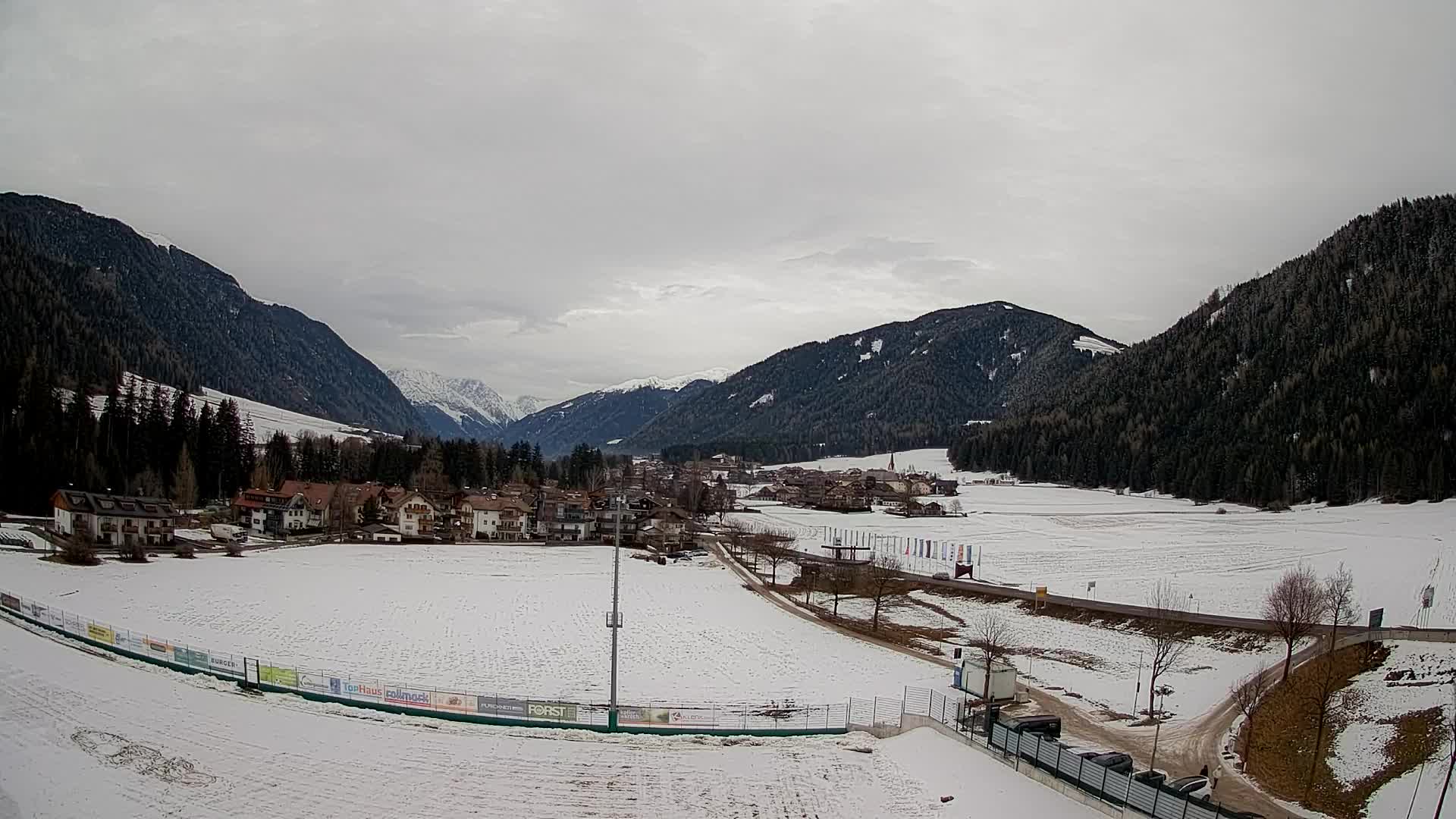 Webcam Niederrasen / Kronplatz – Vista en directo desde el Valle de Anterselva