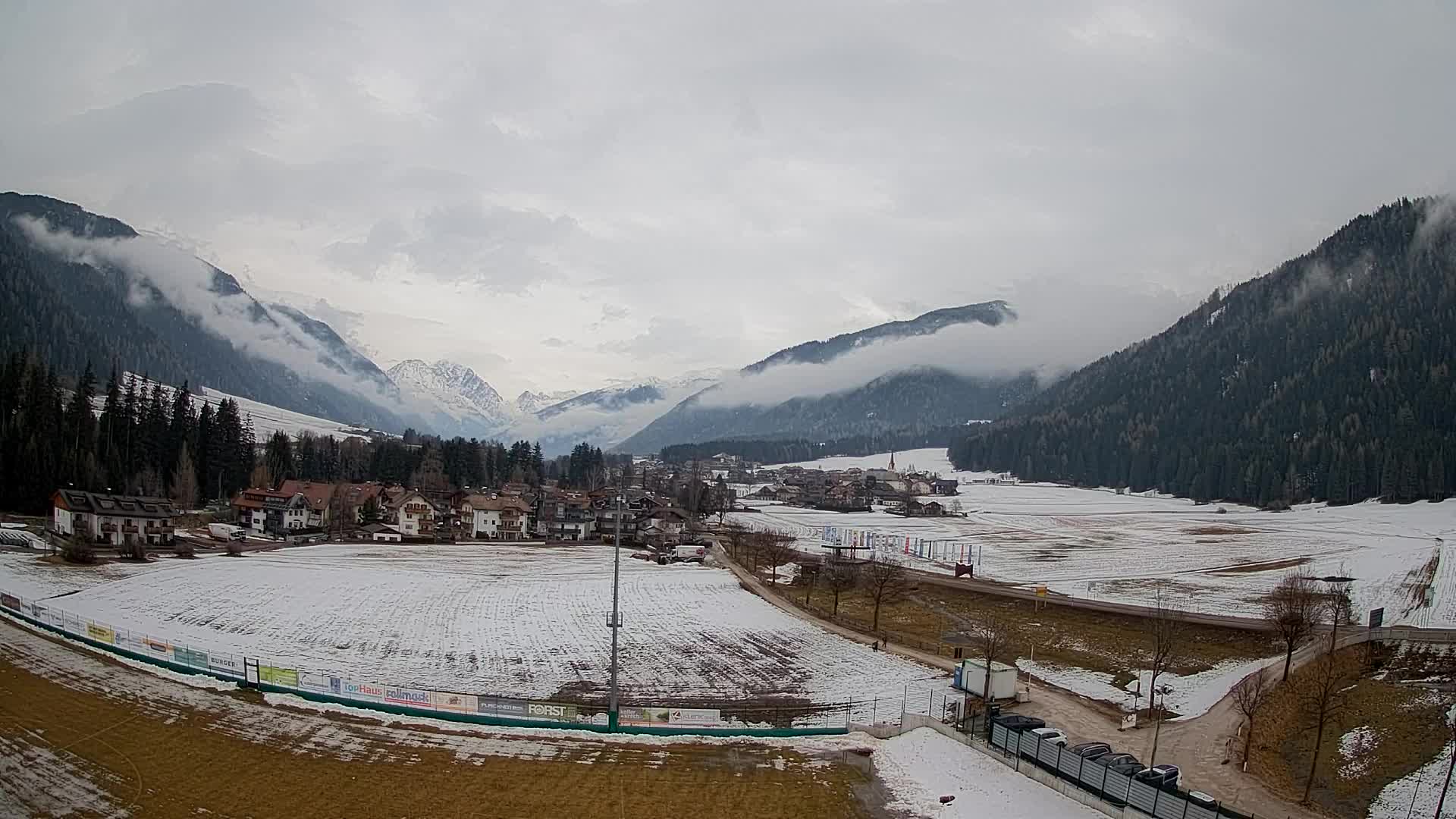 Webcam Niederrasen / Kronplatz – Vista en directo desde el Valle de Anterselva