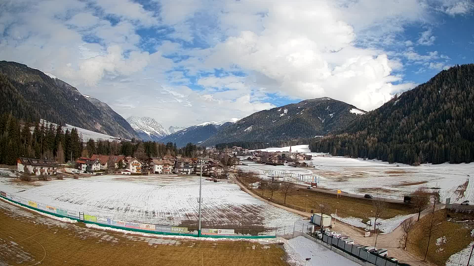 Webcam Niederrasen / Kronplatz – Vista en directo desde el Valle de Anterselva