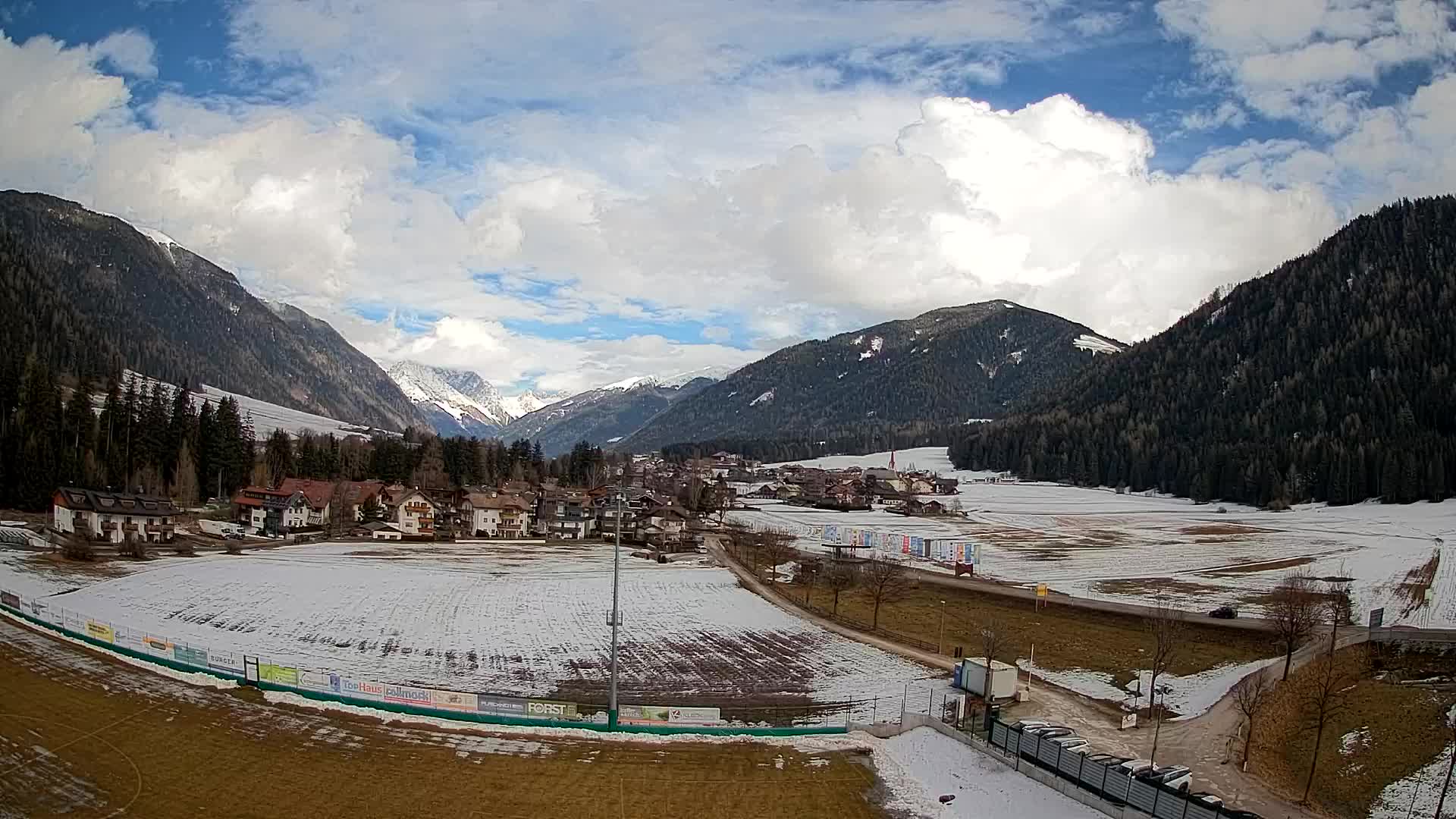 Webcam Niederrasen / Kronplatz – Vista en directo desde el Valle de Anterselva