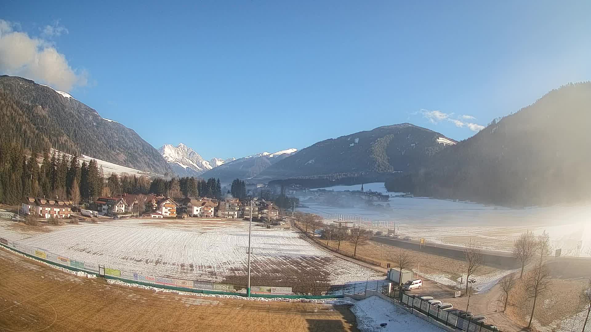 Webcam Niederrasen / Kronplatz – Vista en directo desde el Valle de Anterselva