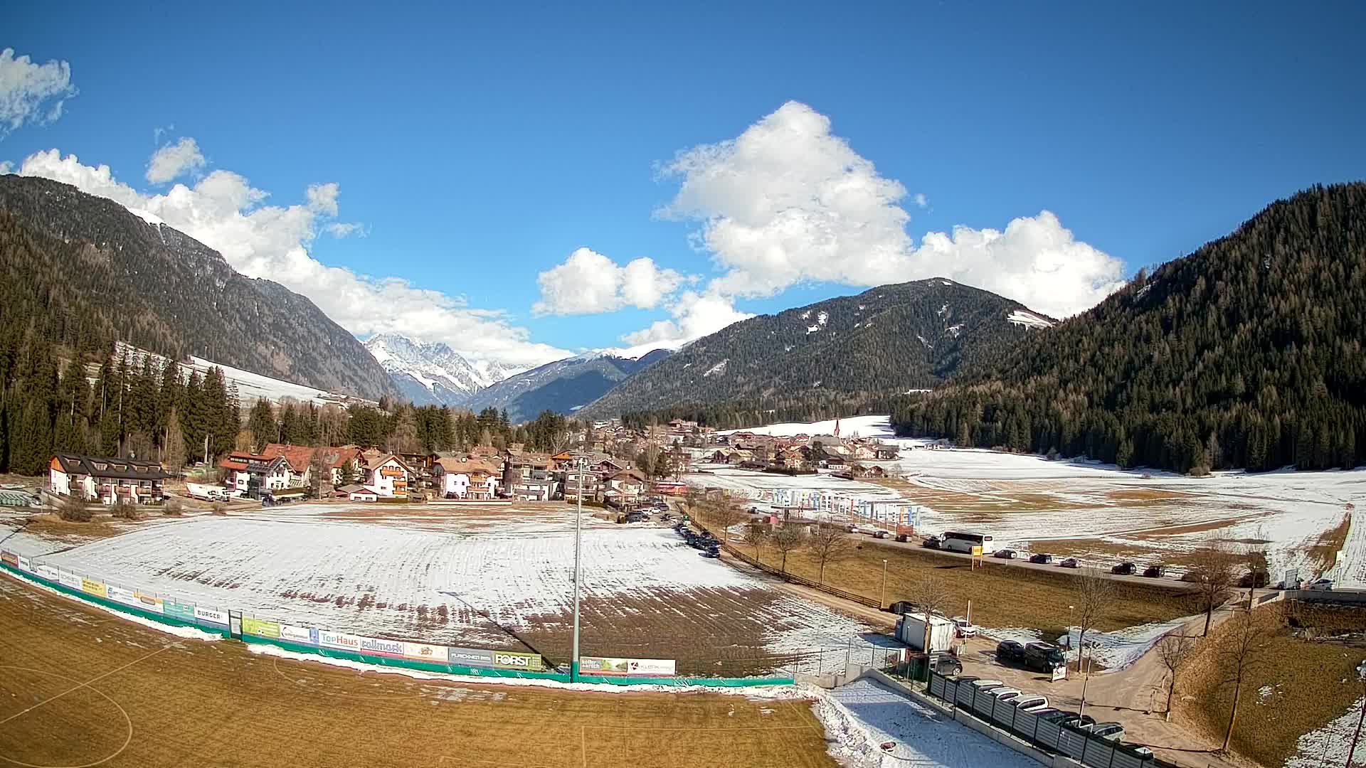 Webcam Niederrasen / Kronplatz – Vista en directo desde el Valle de Anterselva