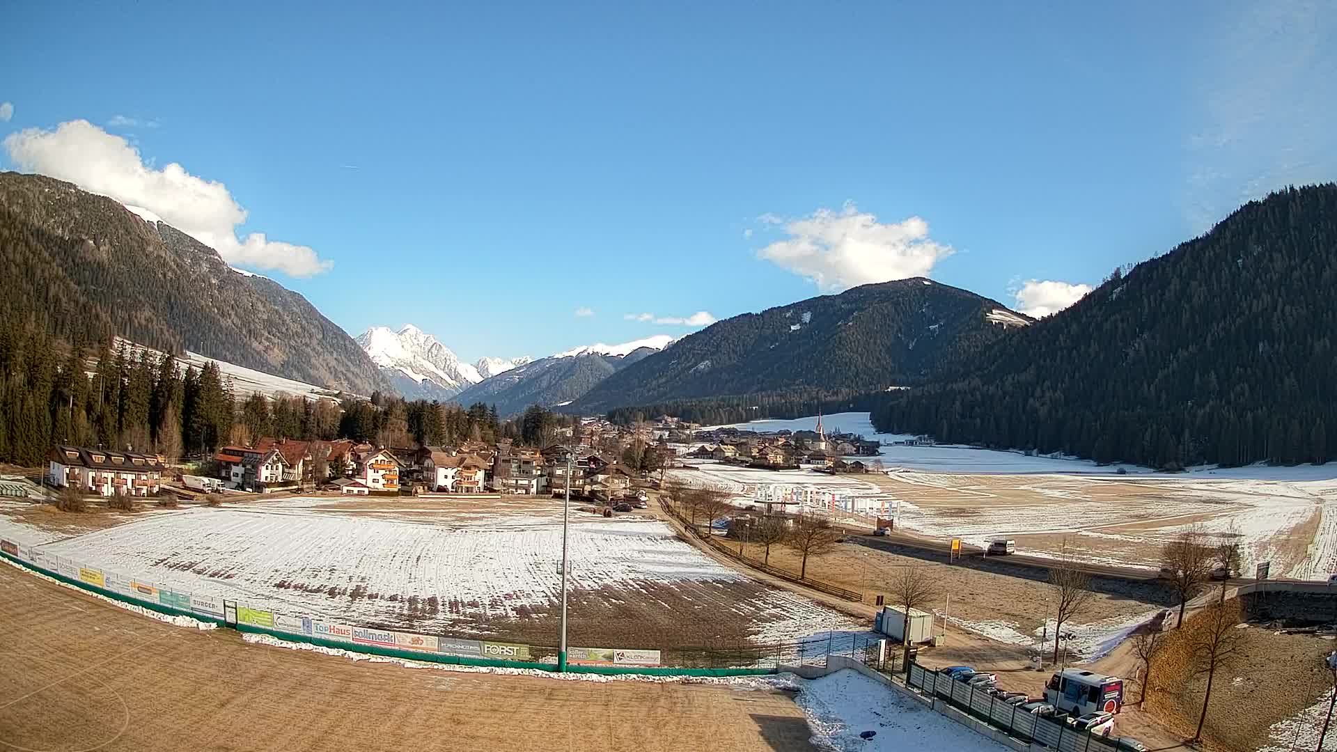 Webcam Niederrasen / Kronplatz – Vista en directo desde el Valle de Anterselva