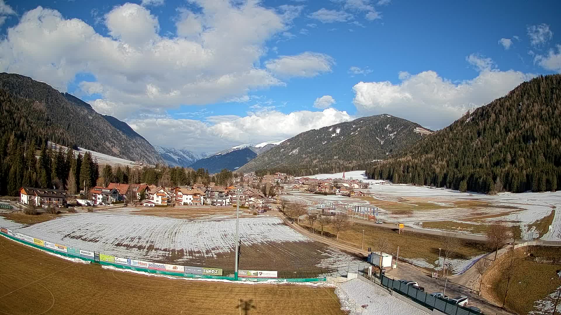 Webcam Niederrasen / Kronplatz – Vista en directo desde el Valle de Anterselva