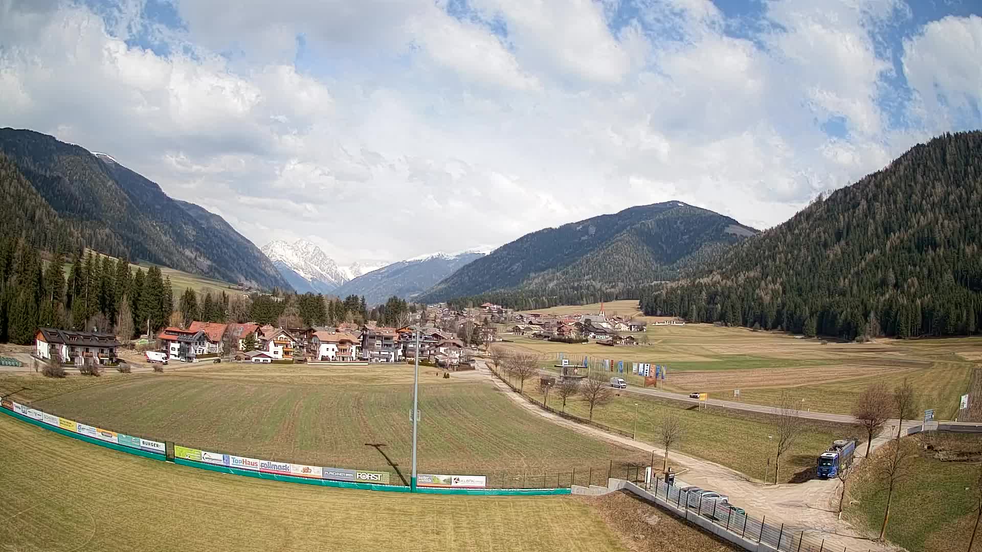 Webcam Niederrasen / Kronplatz – Vista en directo desde el Valle de Anterselva
