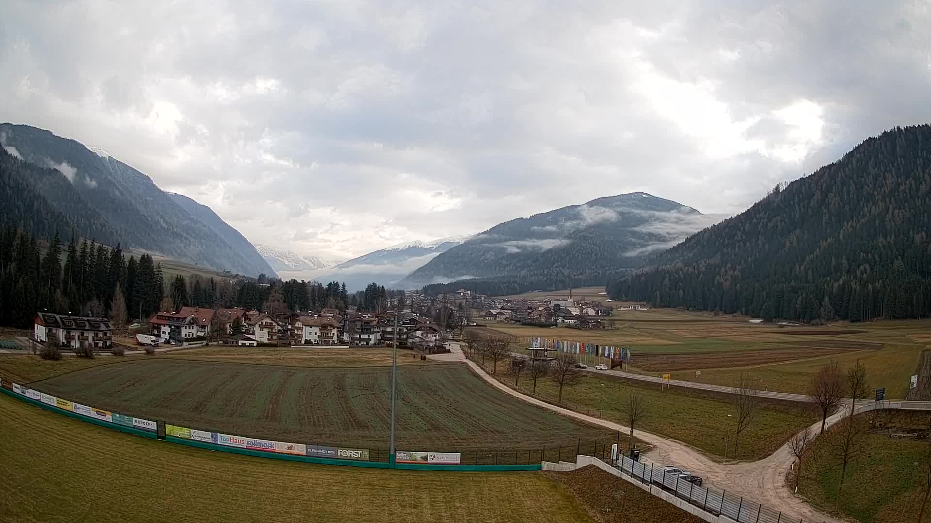 Webcam Niederrasen / Kronplatz – Vista en directo desde el Valle de Anterselva