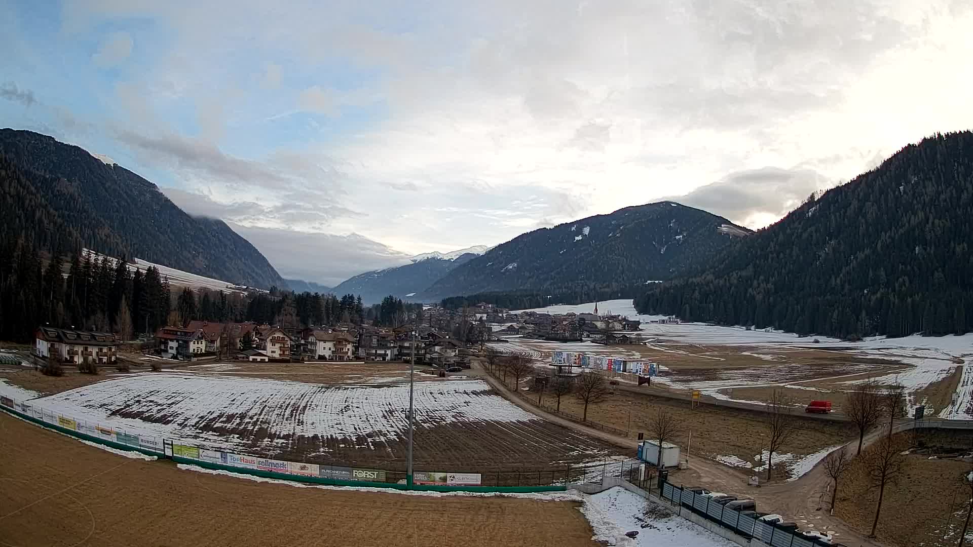 Webcam Niederrasen / Kronplatz – Vista en directo desde el Valle de Anterselva