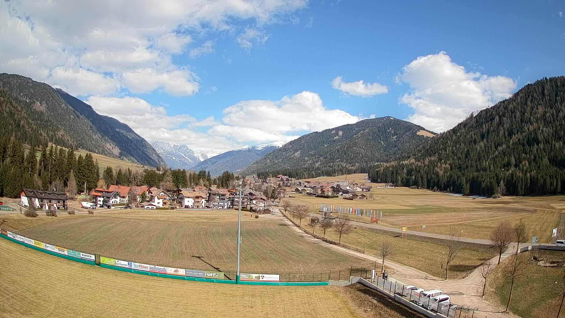 Webcam Niederrasen / Kronplatz – Vista en directo desde el Valle de Anterselva