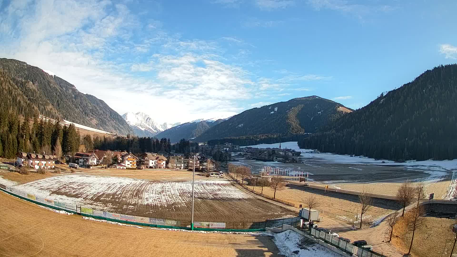Webcam Niederrasen / Kronplatz – Vista en directo desde el Valle de Anterselva
