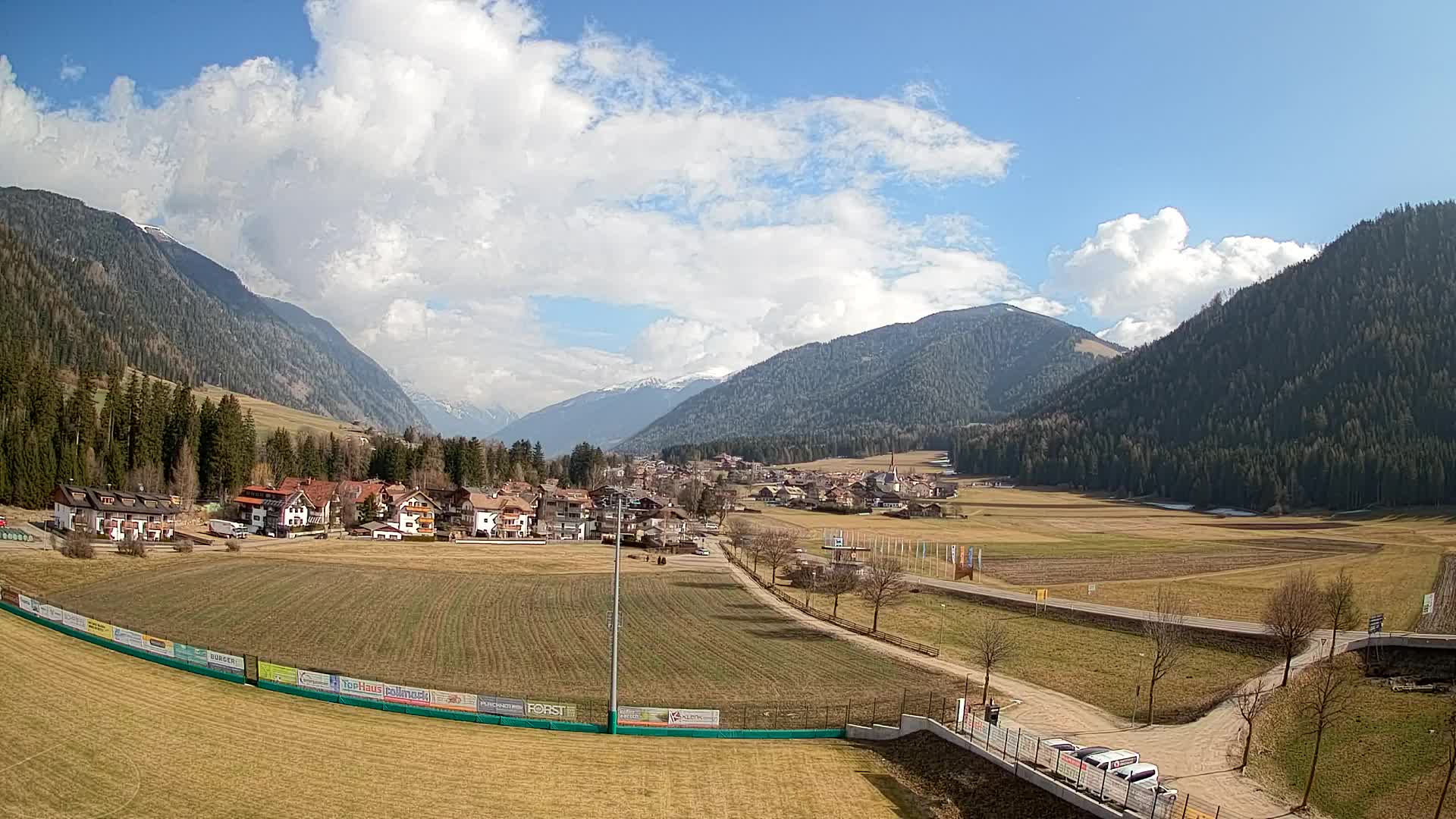 Webcam Niederrasen / Kronplatz – Vista en directo desde el Valle de Anterselva