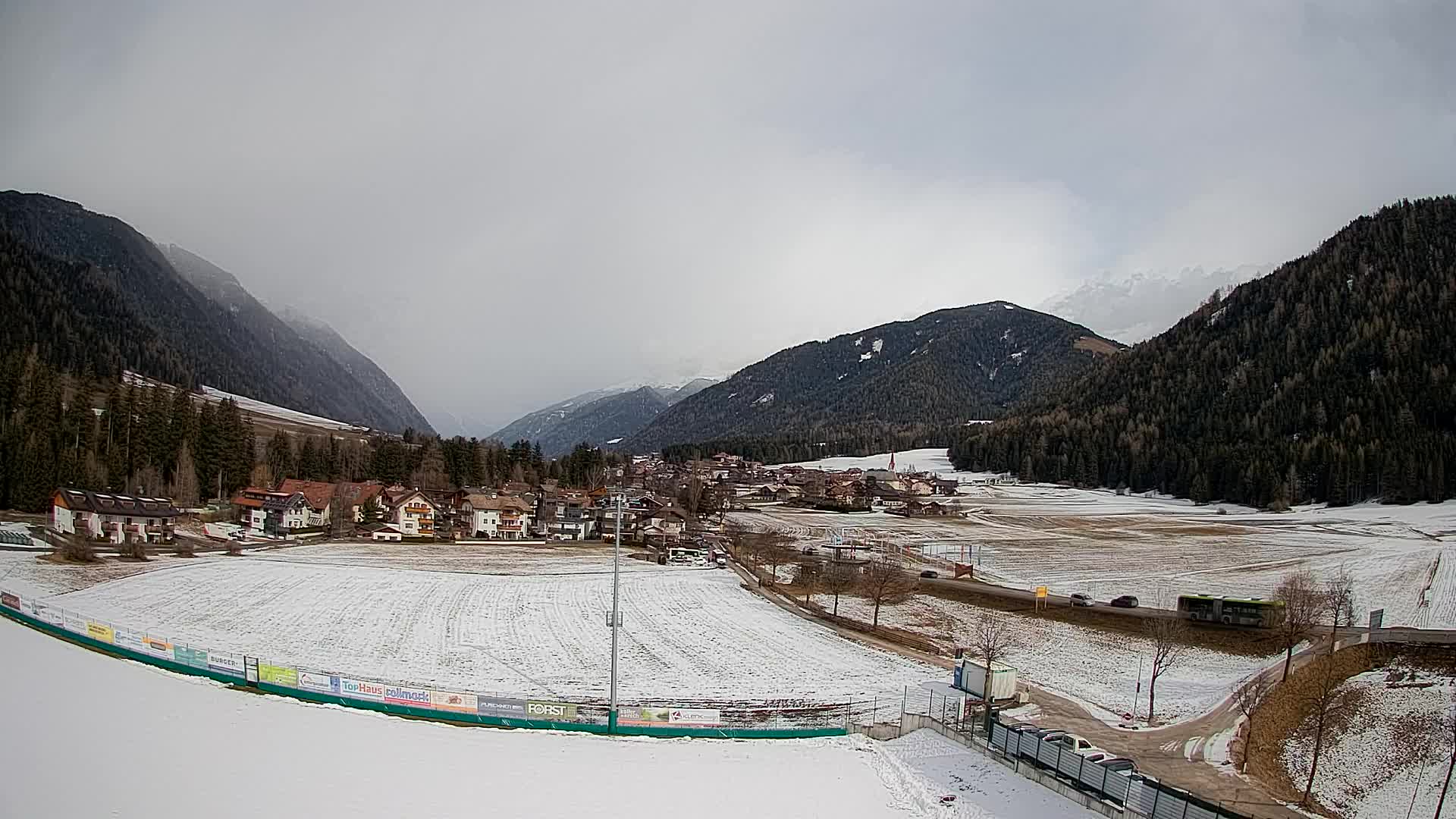 Webcam Niederrasen / Kronplatz – Vista en directo desde el Valle de Anterselva