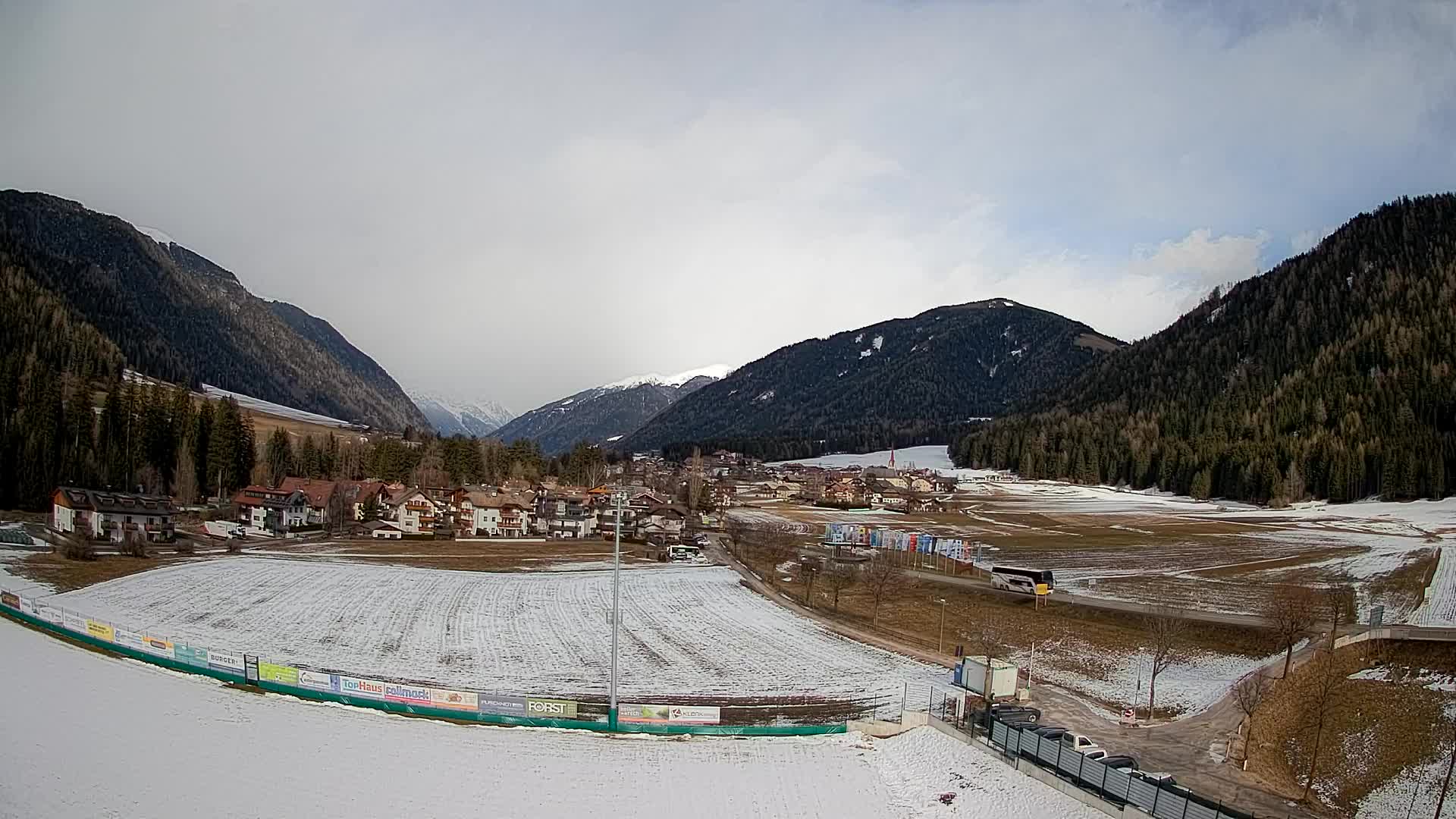 Webcam Niederrasen / Kronplatz – Vista en directo desde el Valle de Anterselva