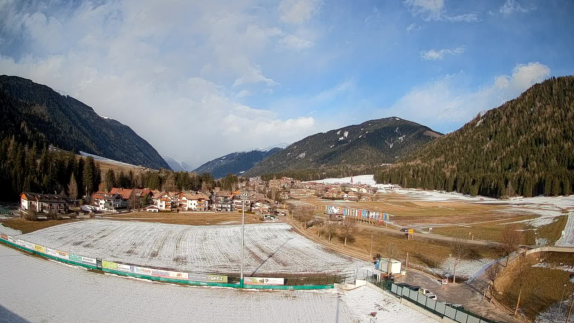 Webcam Niederrasen / Kronplatz – Vista en directo desde el Valle de Anterselva