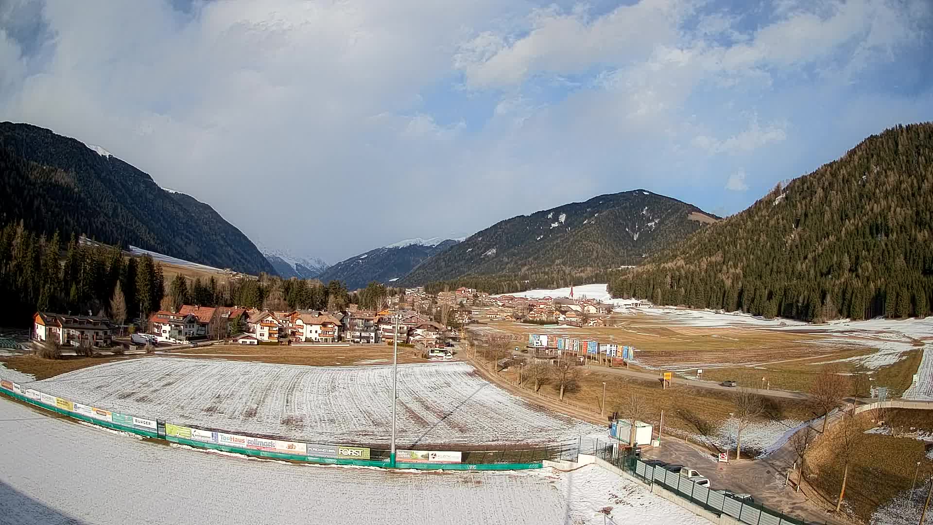 Webcam Niederrasen / Kronplatz – Vista en directo desde el Valle de Anterselva