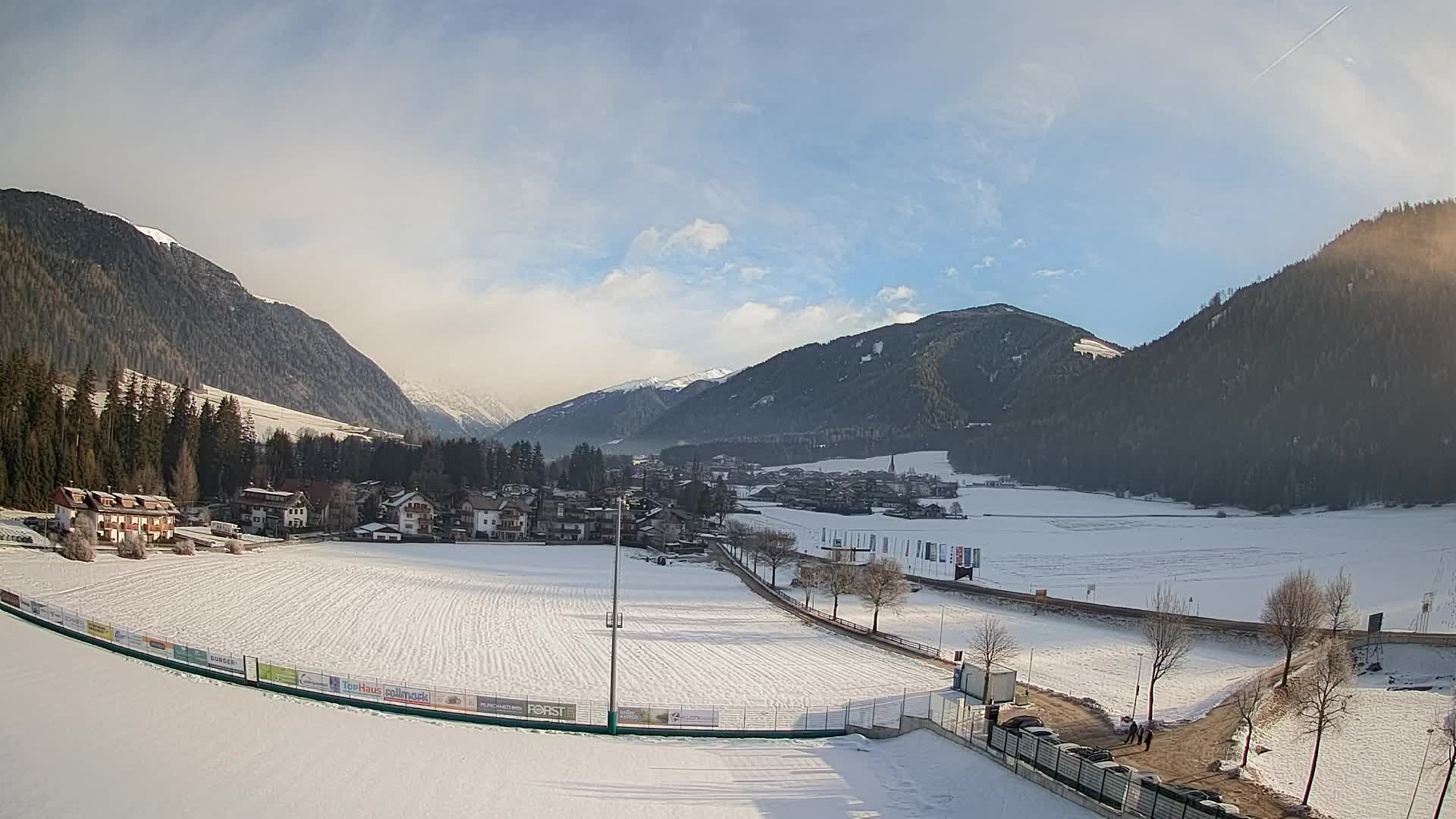 Webcam Niederrasen / Kronplatz – Vista en directo desde el Valle de Anterselva