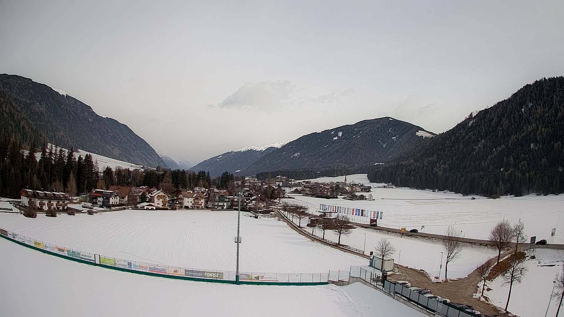 Webcam Niederrasen / Kronplatz – Vista en directo desde el Valle de Anterselva
