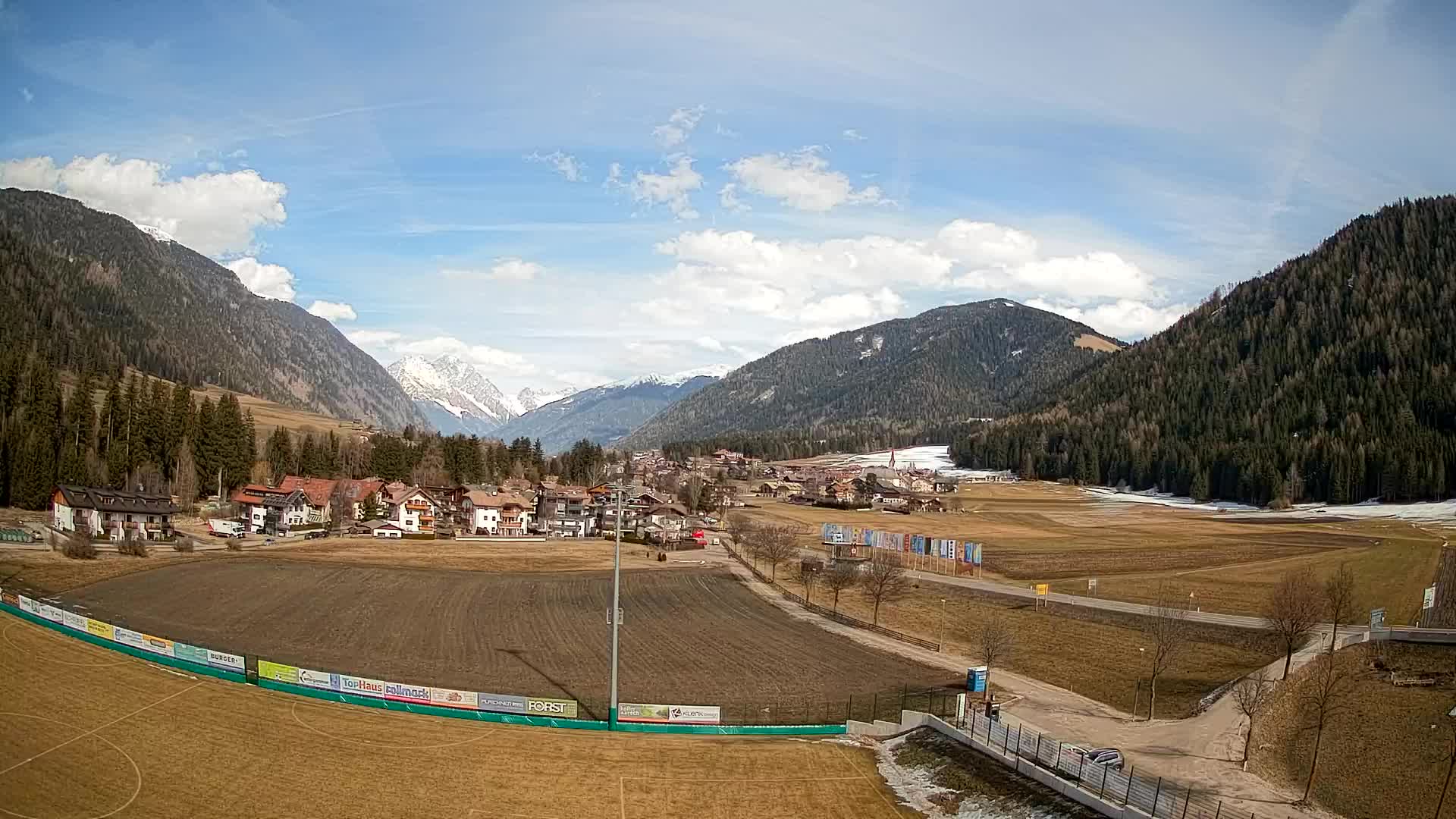 Webcam Niederrasen / Kronplatz – Vista en directo desde el Valle de Anterselva