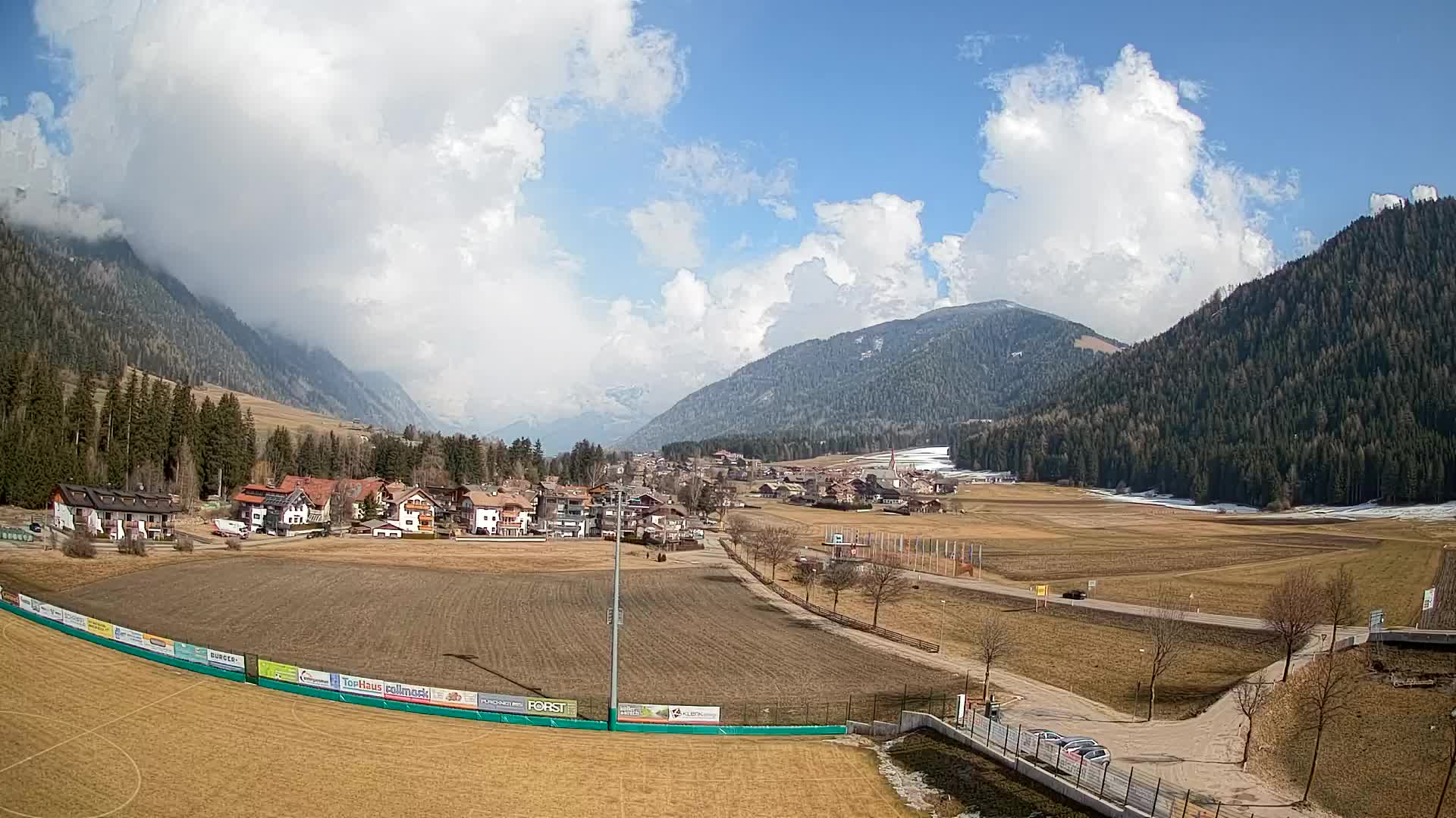 Webcam Niederrasen / Kronplatz – Vista en directo desde el Valle de Anterselva
