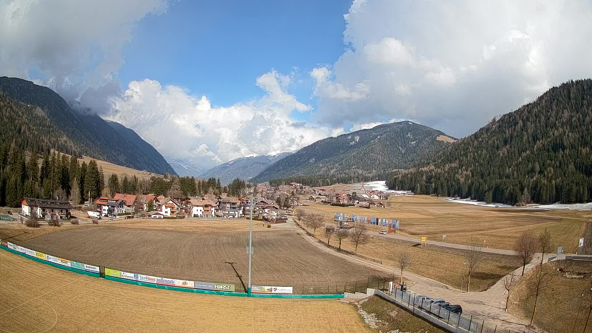 Webcam Niederrasen / Kronplatz – Vista en directo desde el Valle de Anterselva