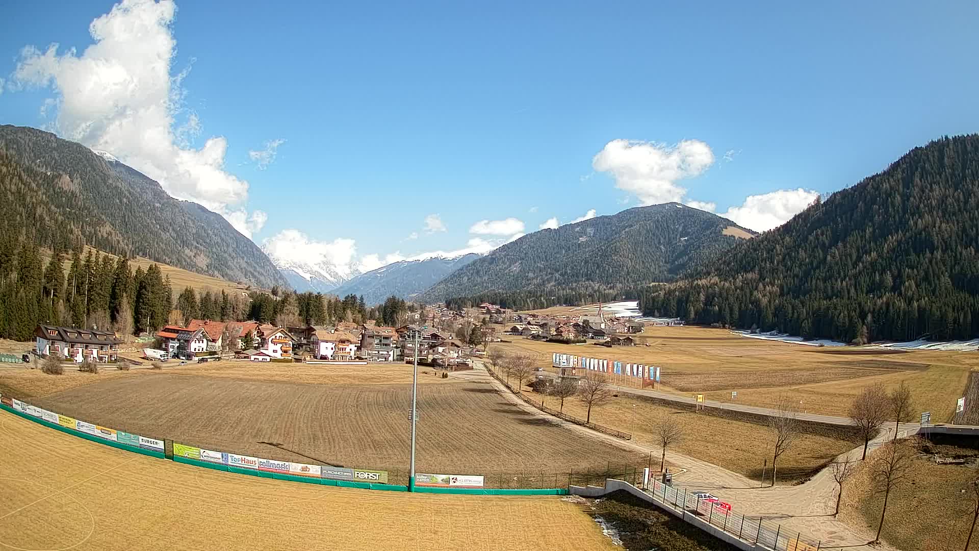 Webcam Niederrasen / Kronplatz – Vista en directo desde el Valle de Anterselva