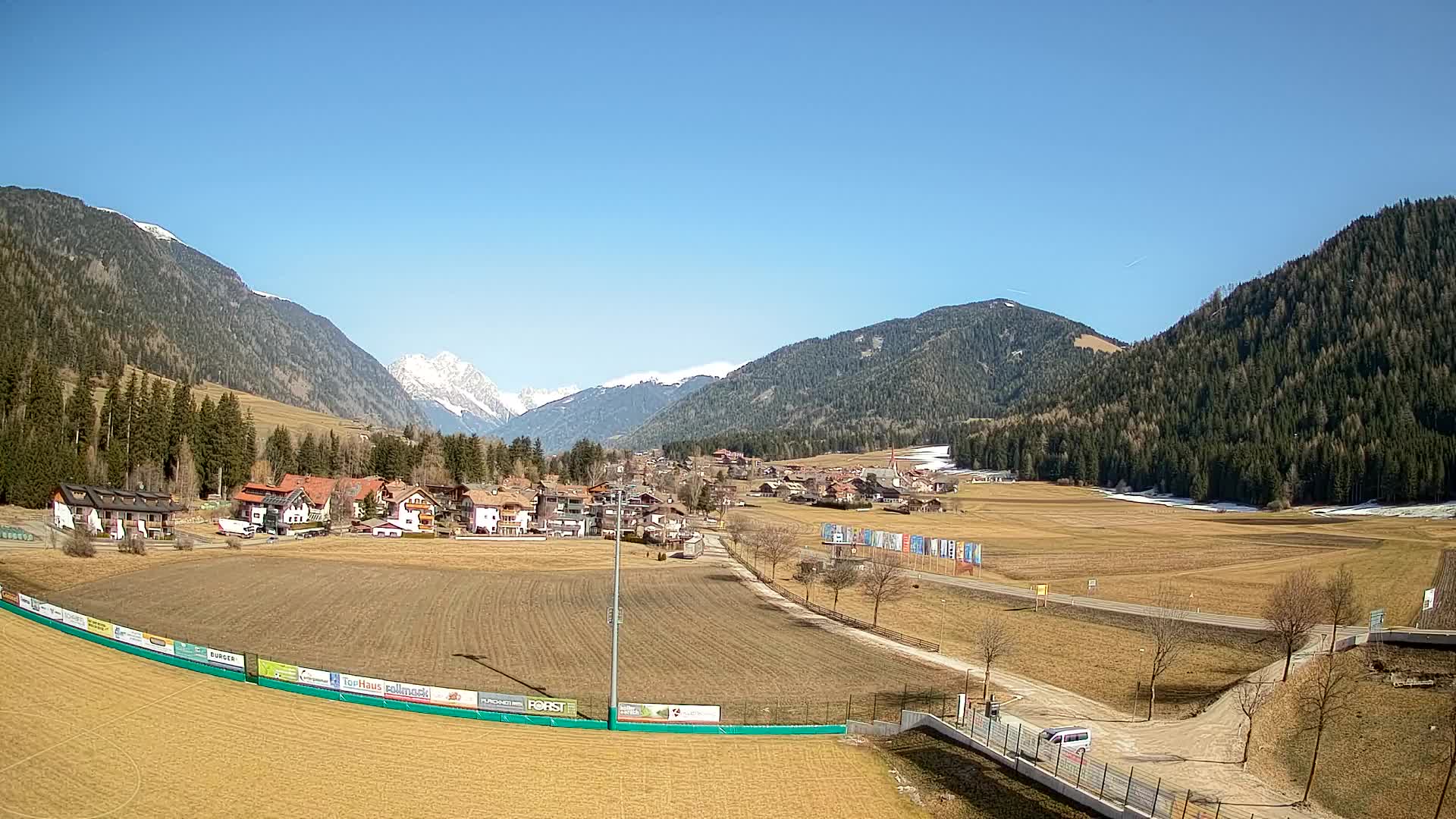 Webcam Niederrasen / Kronplatz – Vista en directo desde el Valle de Anterselva