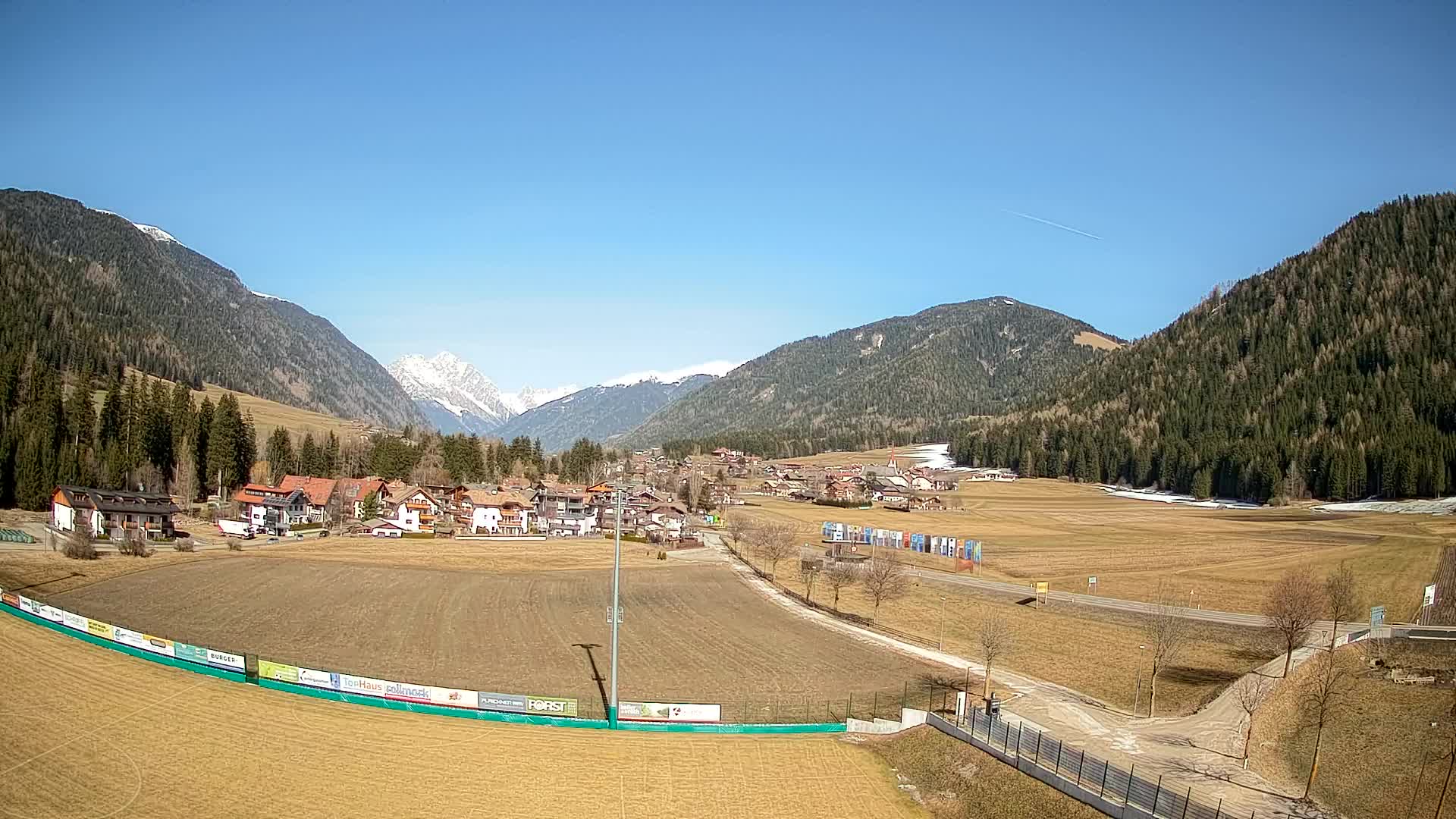 Webcam Niederrasen / Kronplatz – Vista en directo desde el Valle de Anterselva
