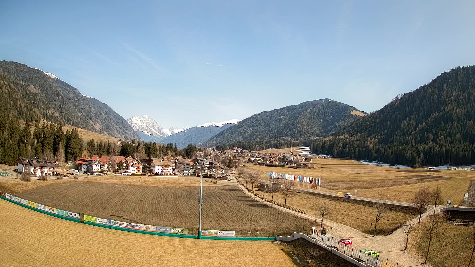 Webcam Niederrasen / Kronplatz – Vista en directo desde el Valle de Anterselva