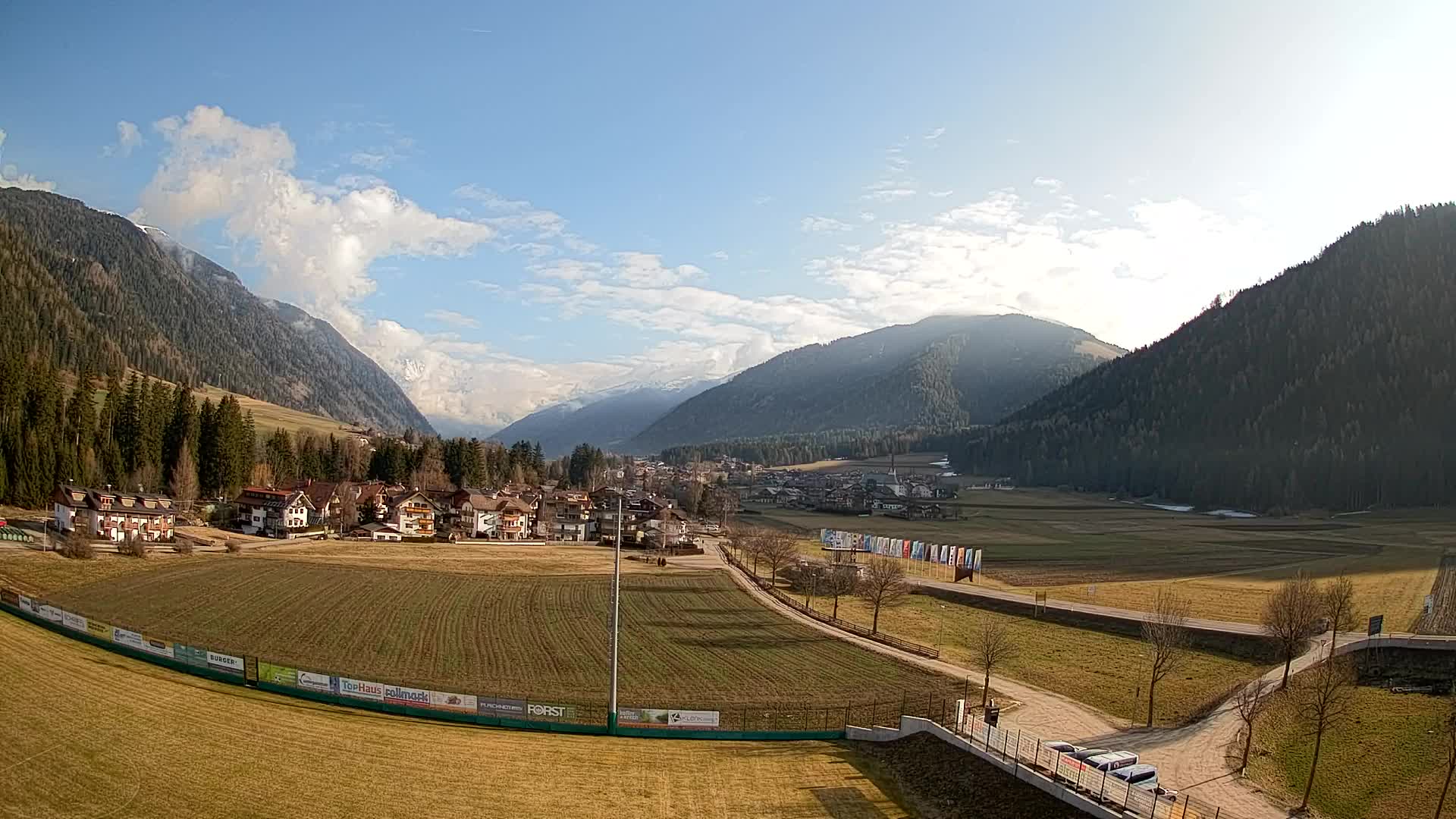 Webcam Niederrasen / Kronplatz – Vista en directo desde el Valle de Anterselva