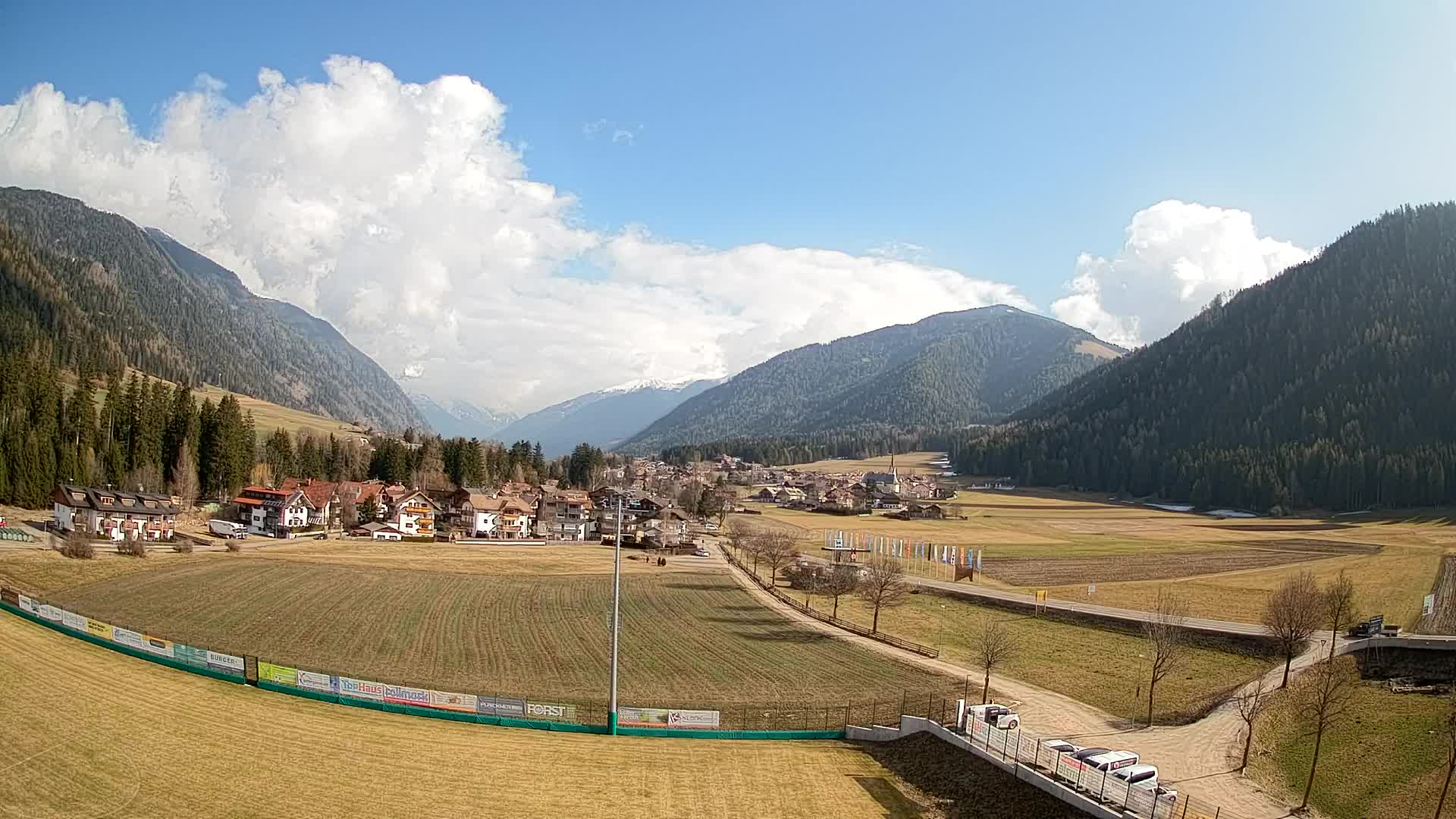 Webcam Niederrasen / Kronplatz – Vista en directo desde el Valle de Anterselva