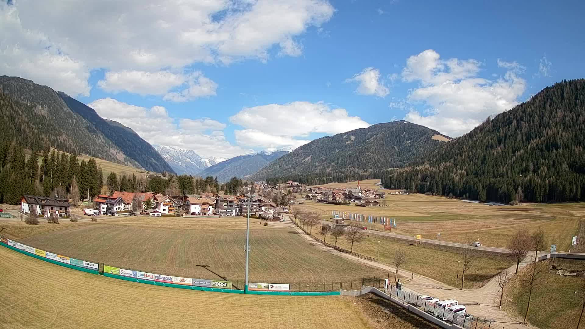Webcam Niederrasen / Kronplatz – Vista en directo desde el Valle de Anterselva