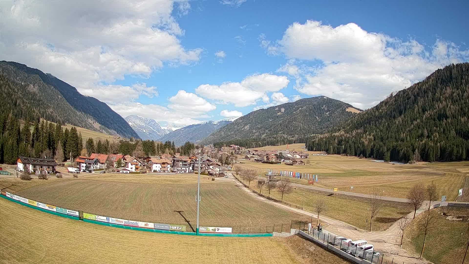 Webcam Niederrasen / Kronplatz – Vista en directo desde el Valle de Anterselva
