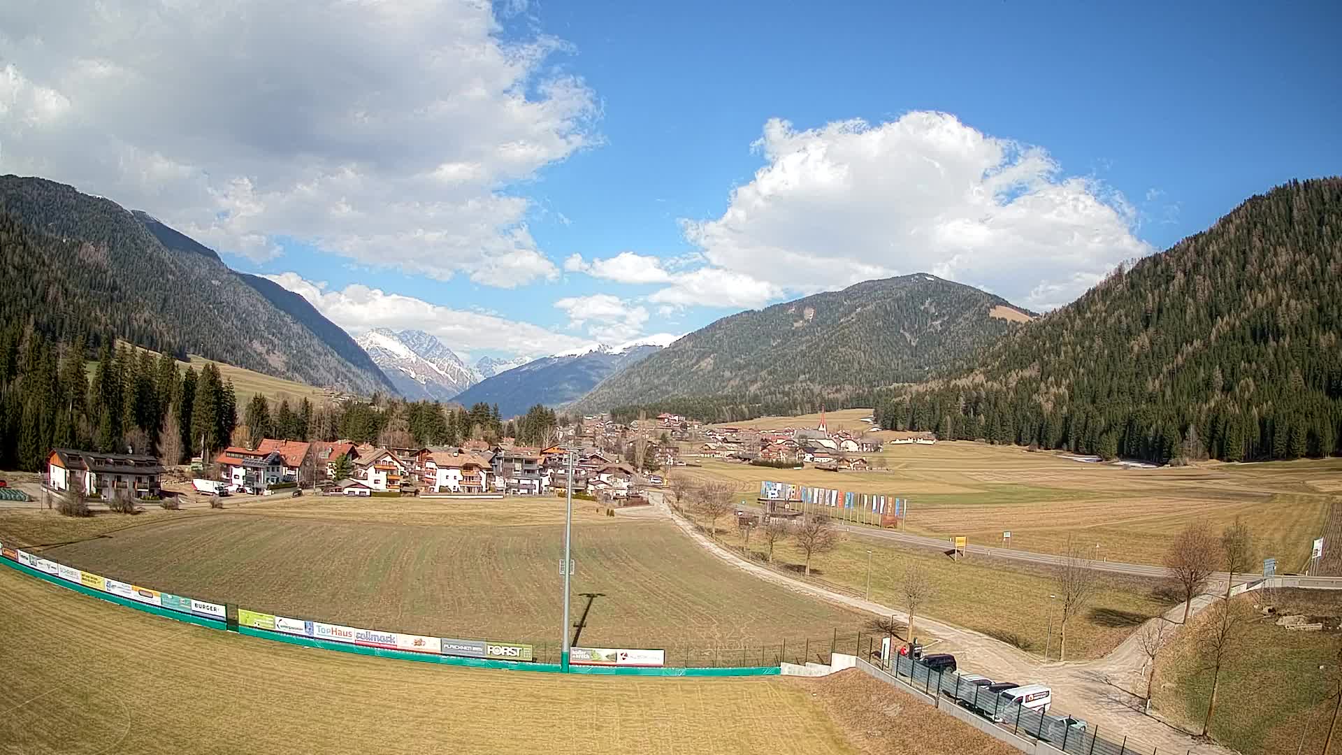Webcam Niederrasen / Kronplatz – Vista en directo desde el Valle de Anterselva