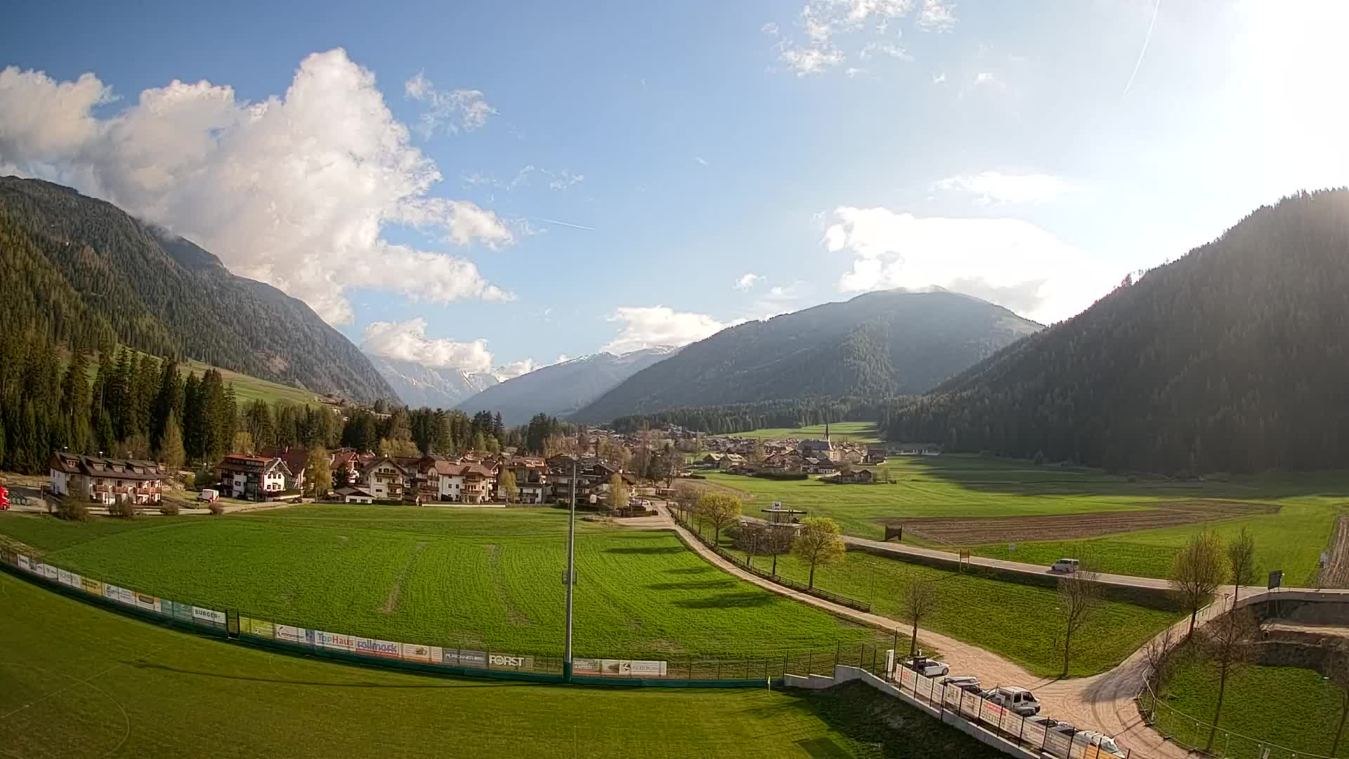 Webcam Niederrasen / Kronplatz – Vista en directo desde el Valle de Anterselva