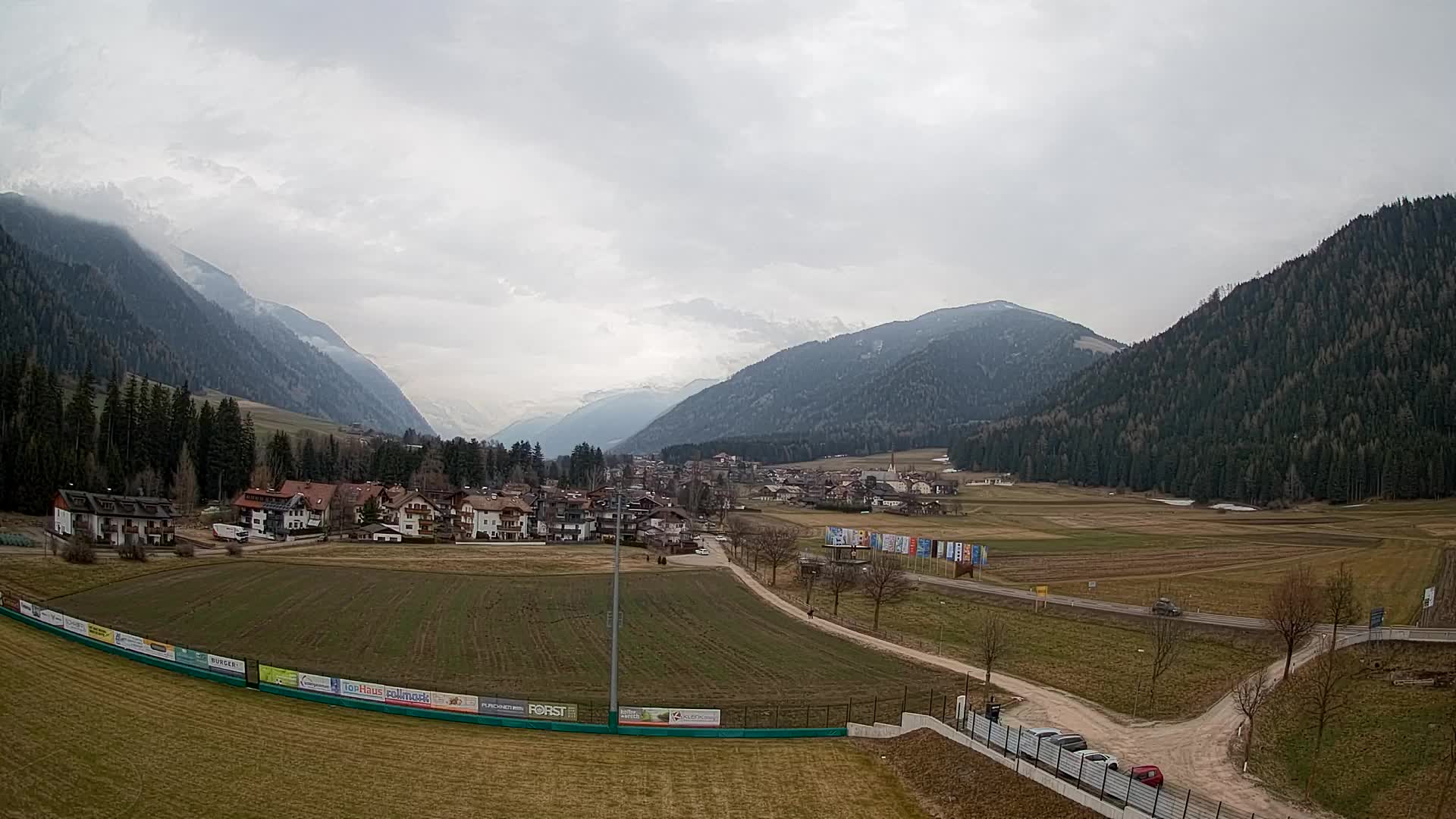 Webcam Niederrasen / Kronplatz – Vista en directo desde el Valle de Anterselva