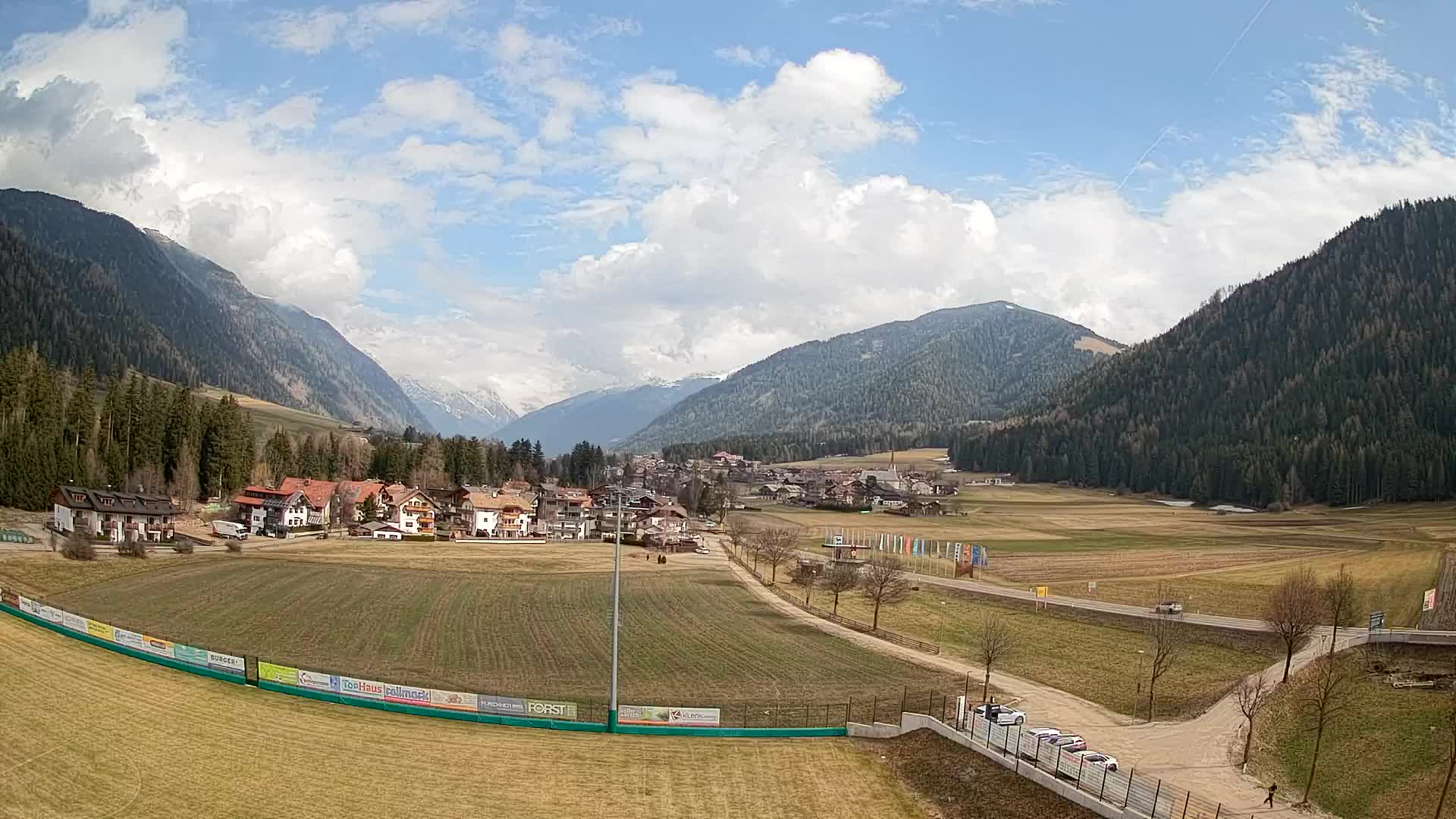 Webcam Niederrasen / Kronplatz – Vista en directo desde el Valle de Anterselva