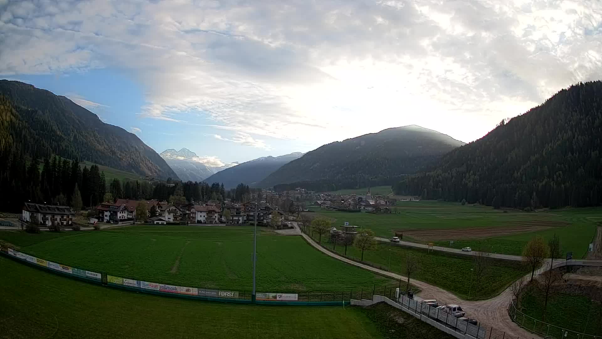 Webcam Niederrasen / Kronplatz – Vista en directo desde el Valle de Anterselva