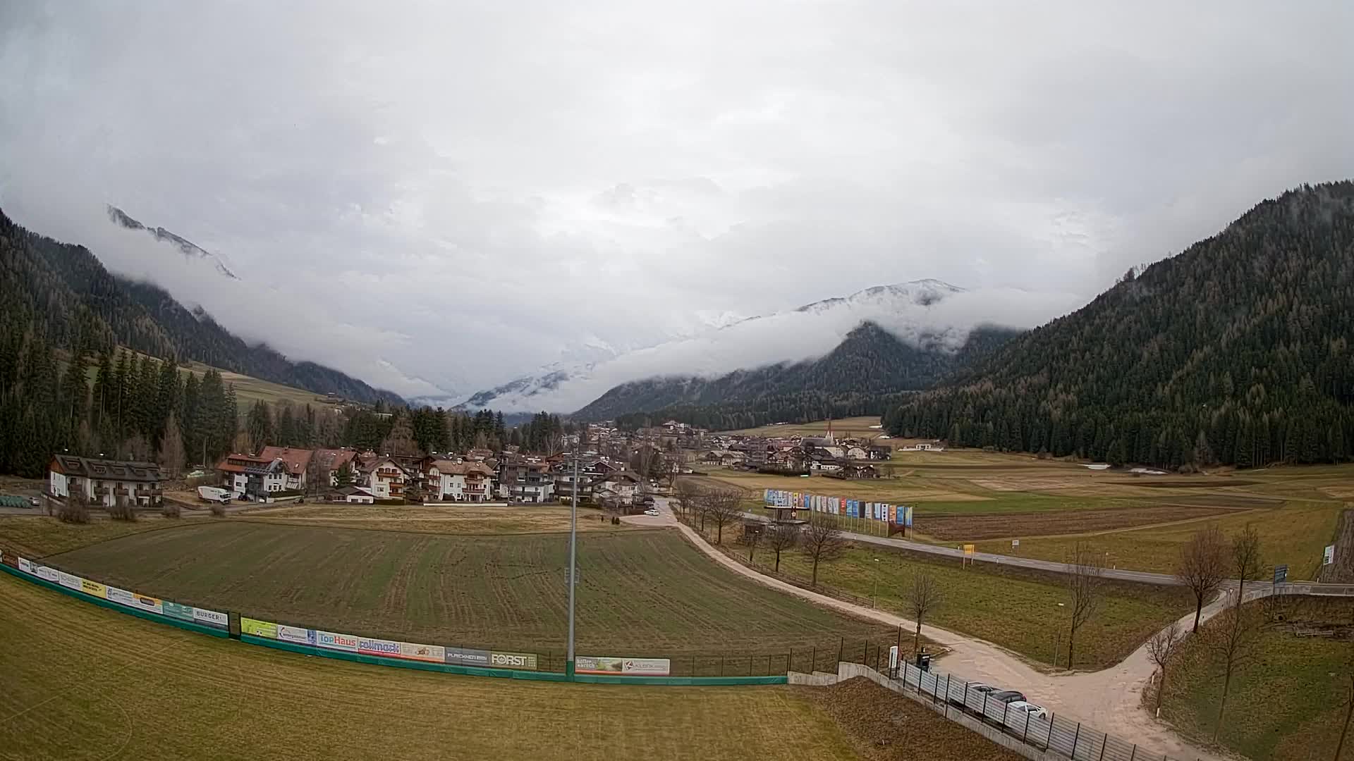Webcam Niederrasen / Kronplatz – Vista en directo desde el Valle de Anterselva