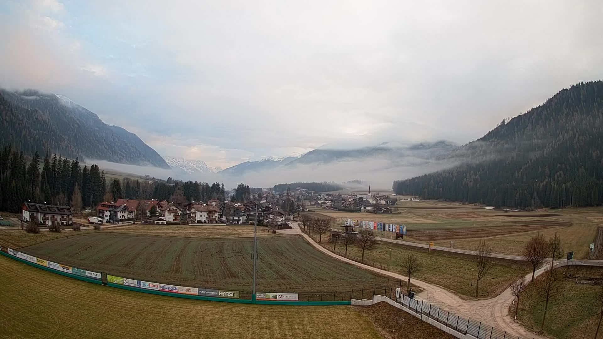 Webcam Niederrasen / Kronplatz – Vista en directo desde el Valle de Anterselva