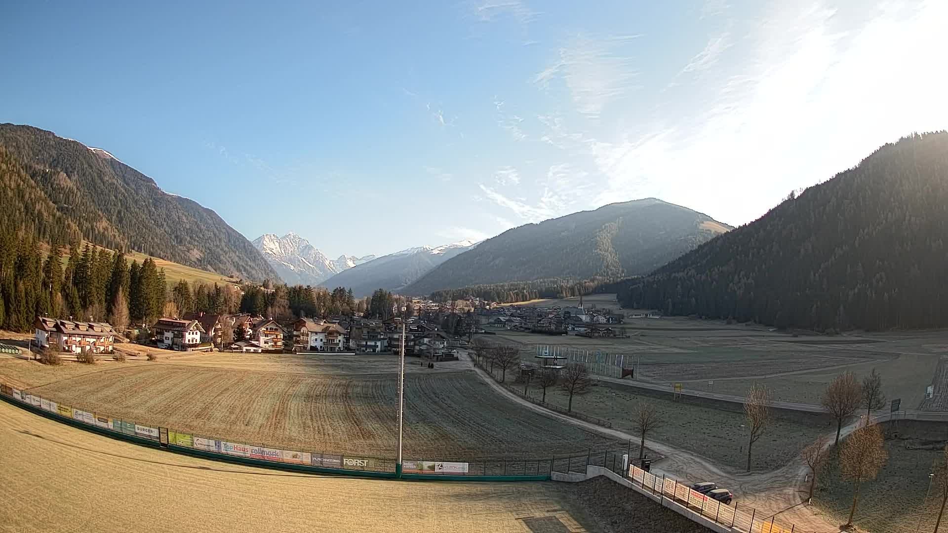 Webcam Niederrasen / Kronplatz – Vista en directo desde el Valle de Anterselva