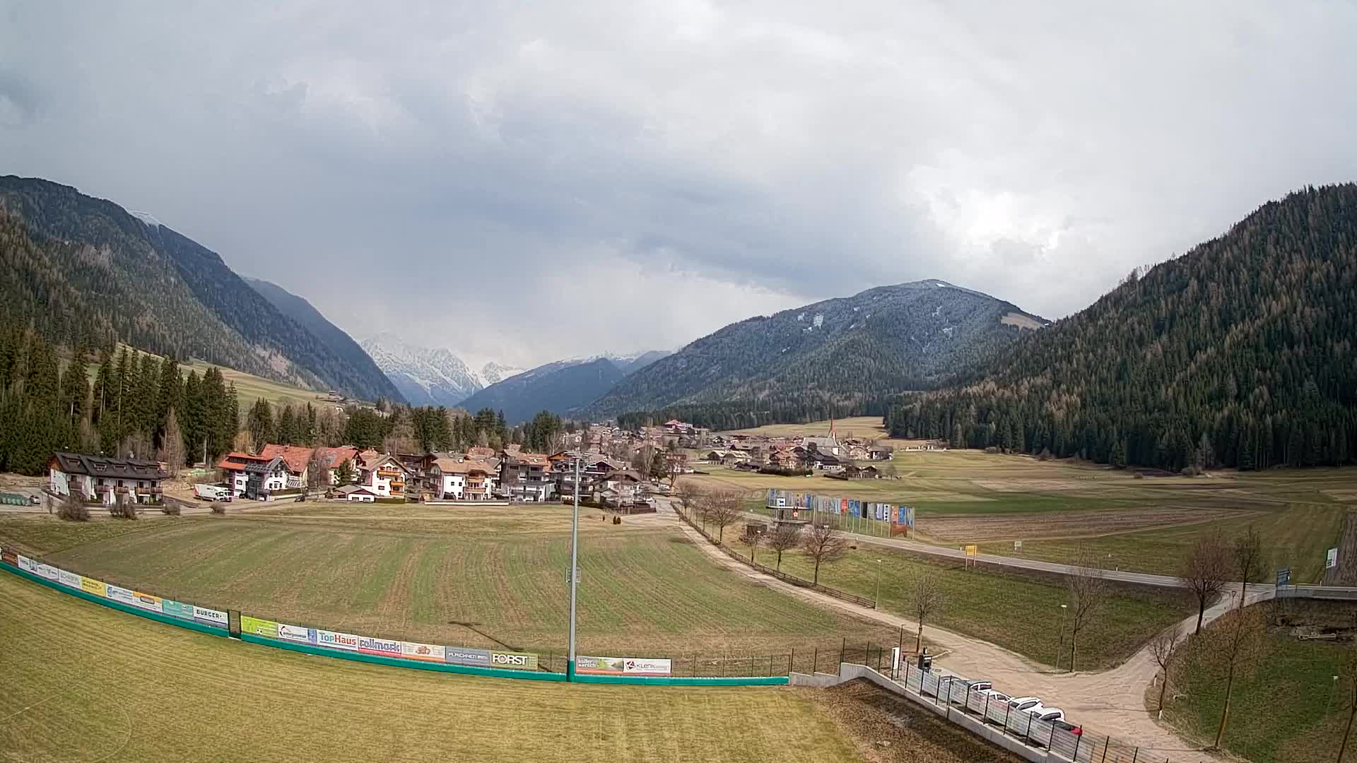 Webcam Niederrasen / Kronplatz – Vista en directo desde el Valle de Anterselva