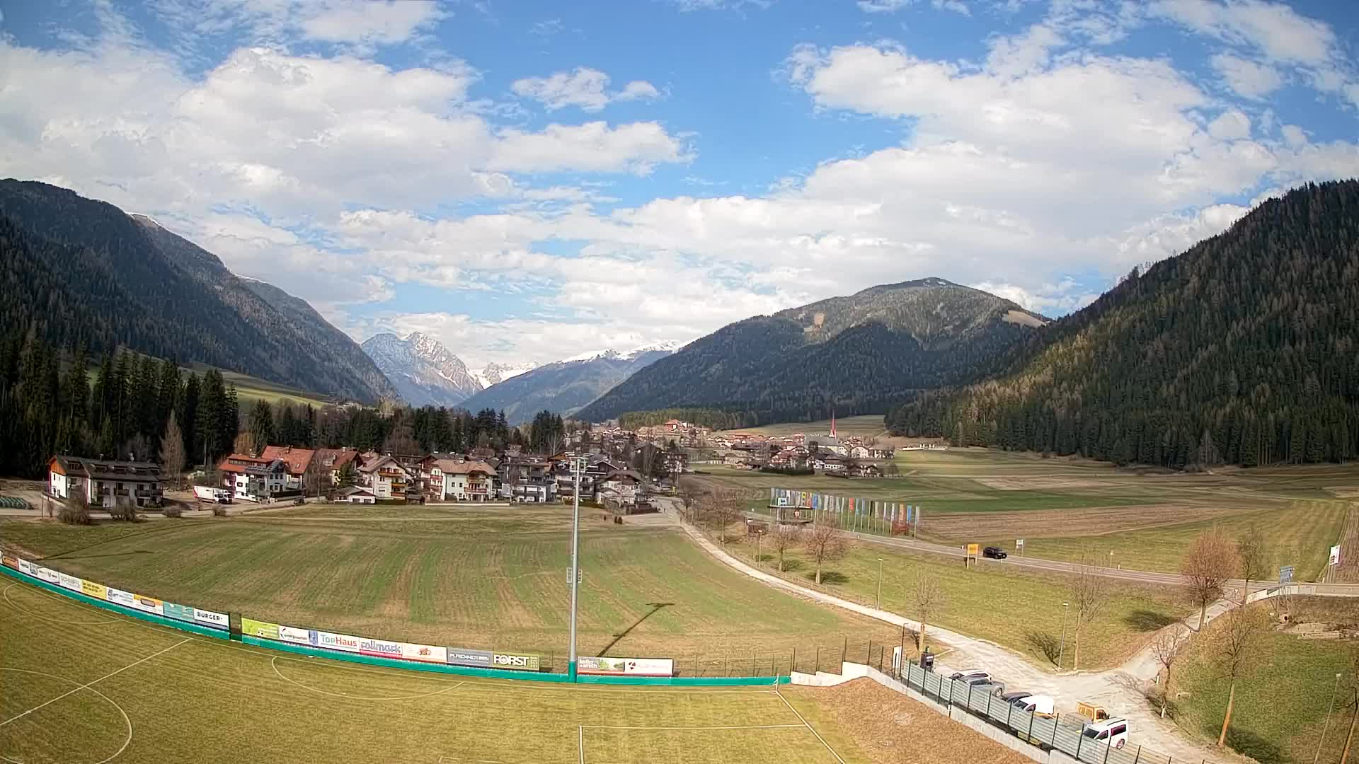 Webcam Niederrasen / Kronplatz – Vista en directo desde el Valle de Anterselva