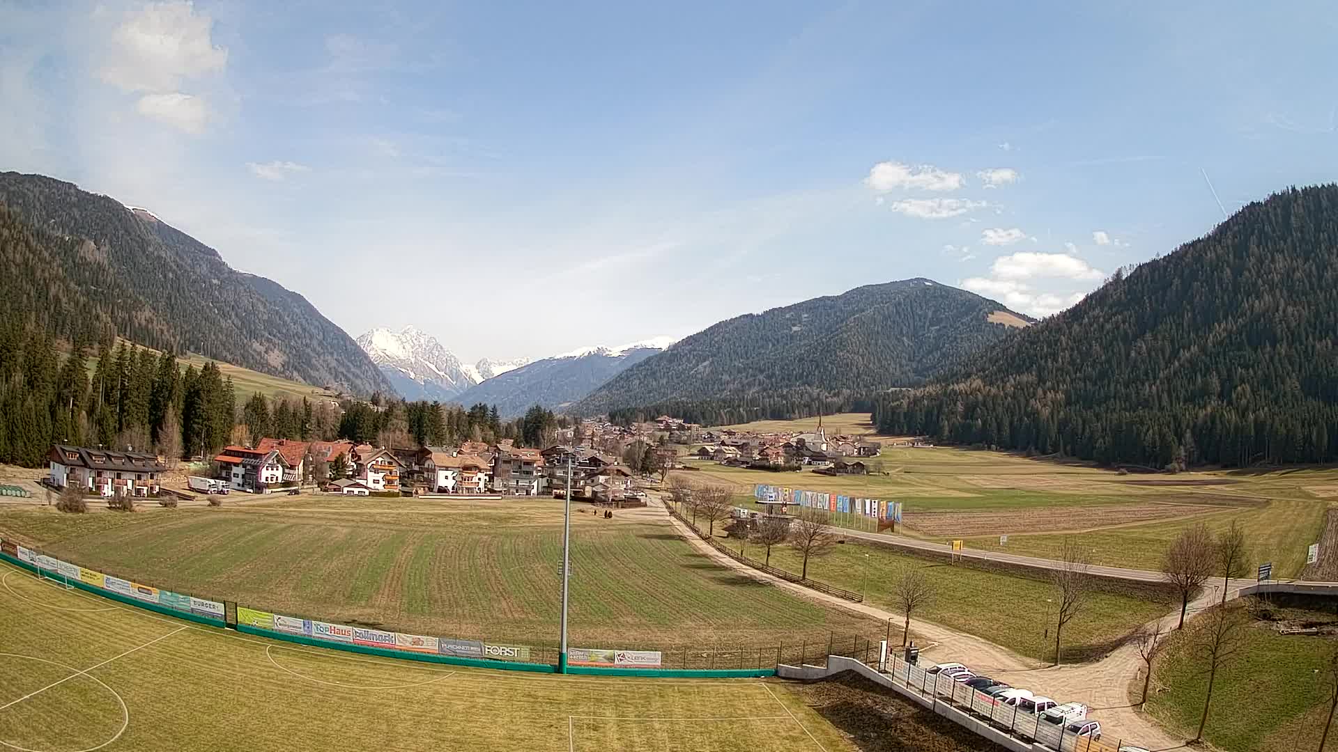 Webcam Niederrasen / Kronplatz – Vista en directo desde el Valle de Anterselva