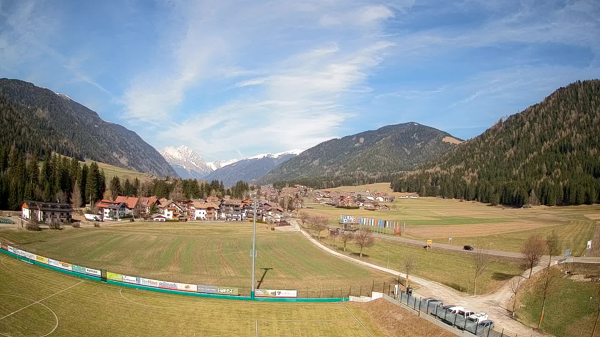 Webcam Niederrasen / Kronplatz – Vista en directo desde el Valle de Anterselva
