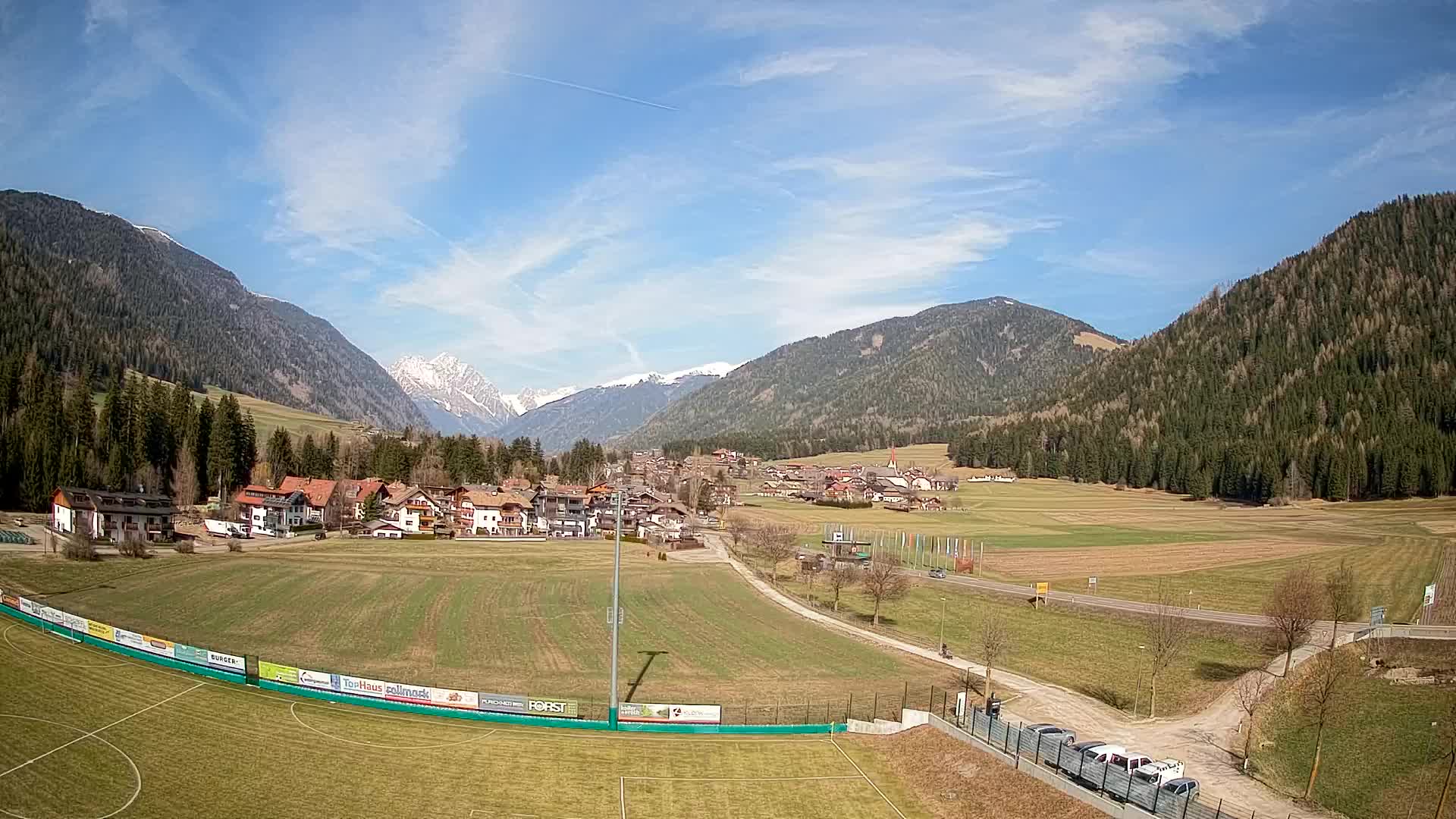 Webcam Niederrasen / Kronplatz – Vista en directo desde el Valle de Anterselva