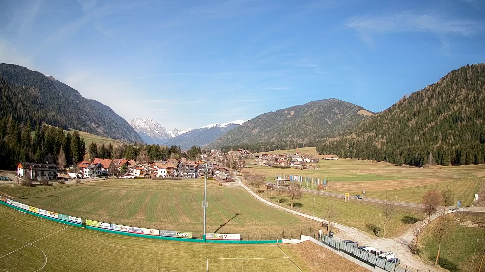 Webcam Niederrasen / Kronplatz – Vista en directo desde el Valle de Anterselva