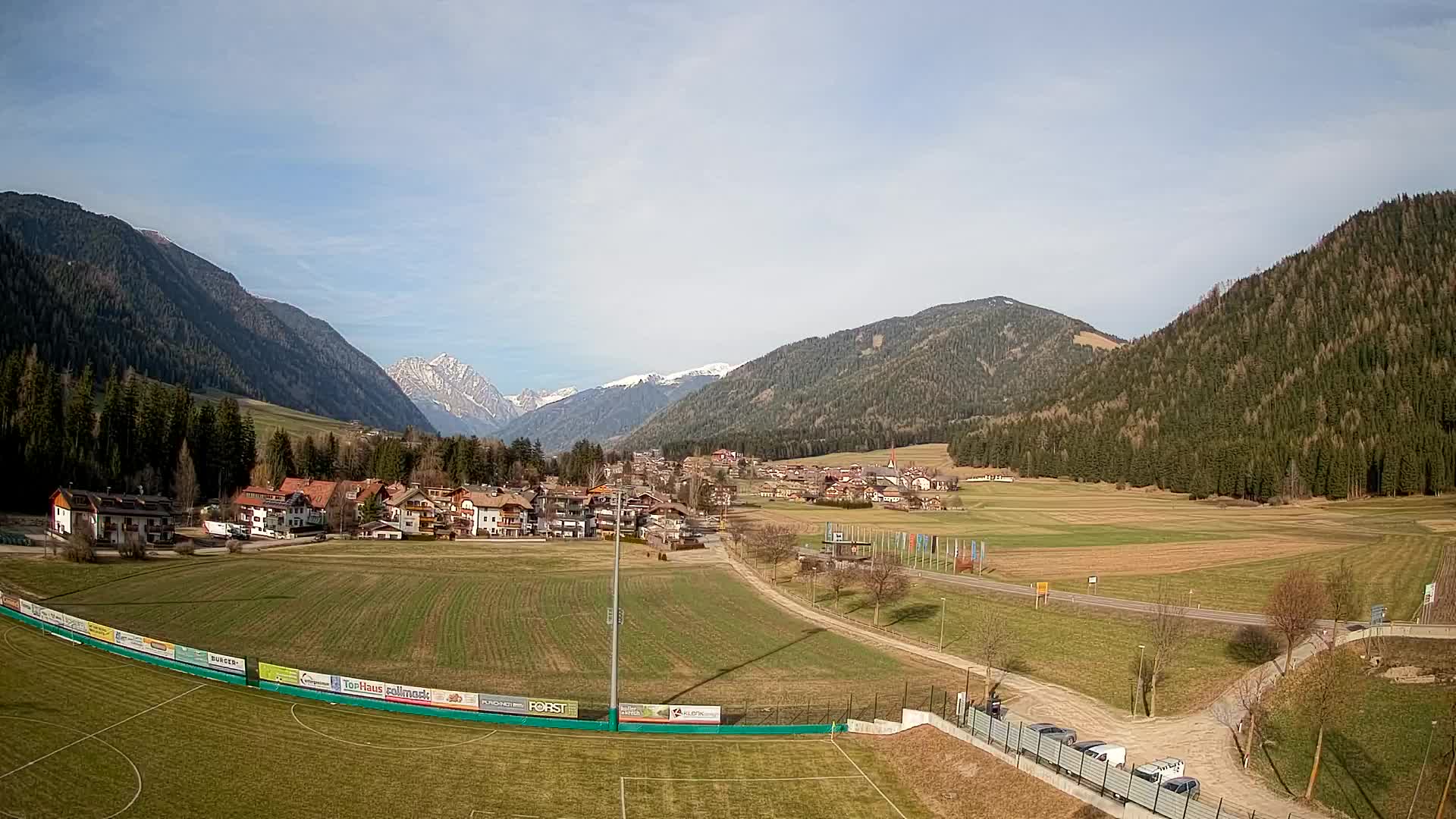 Webcam Niederrasen / Kronplatz – Vista en directo desde el Valle de Anterselva