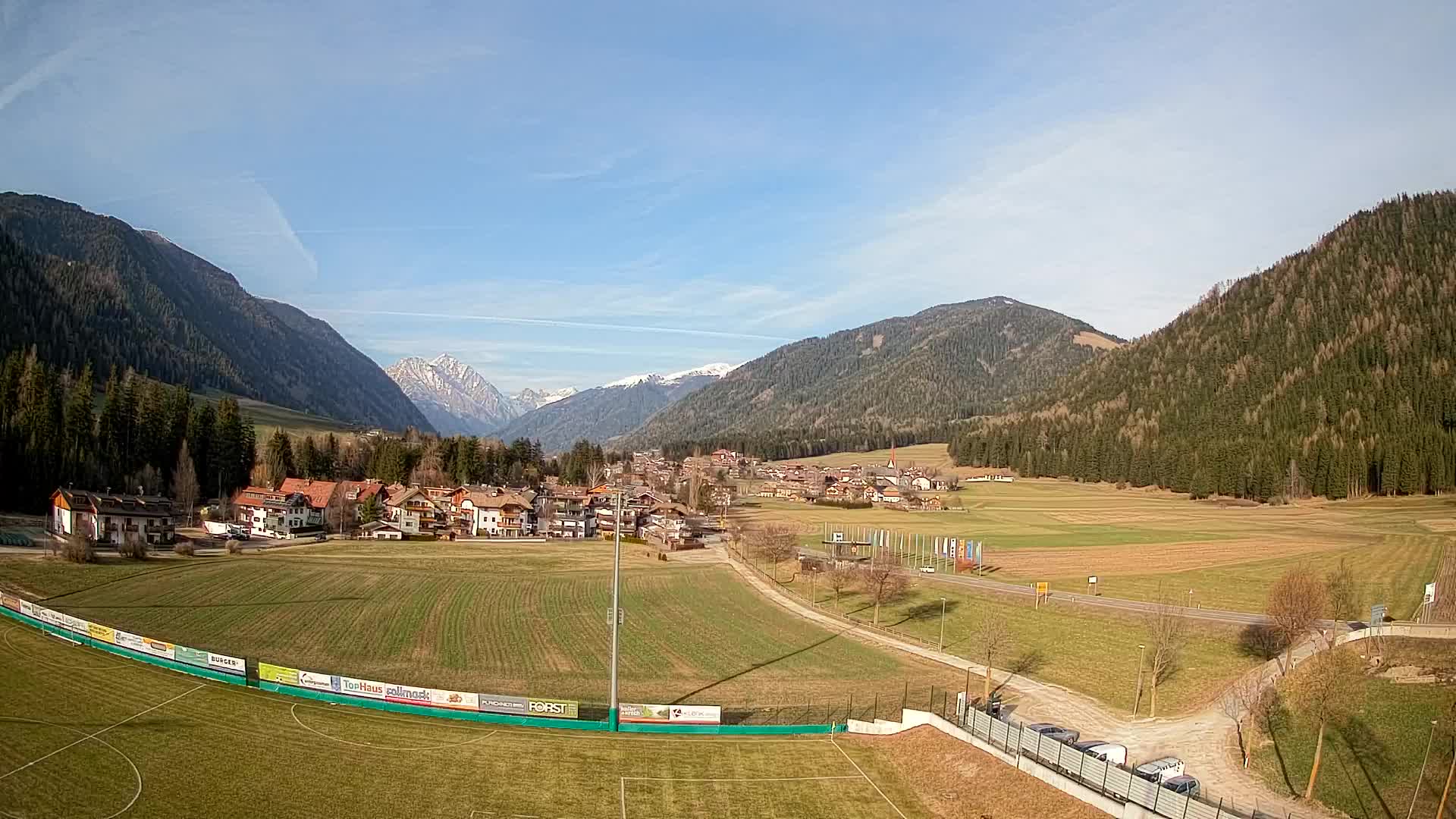 Webcam Niederrasen / Kronplatz – Vista en directo desde el Valle de Anterselva